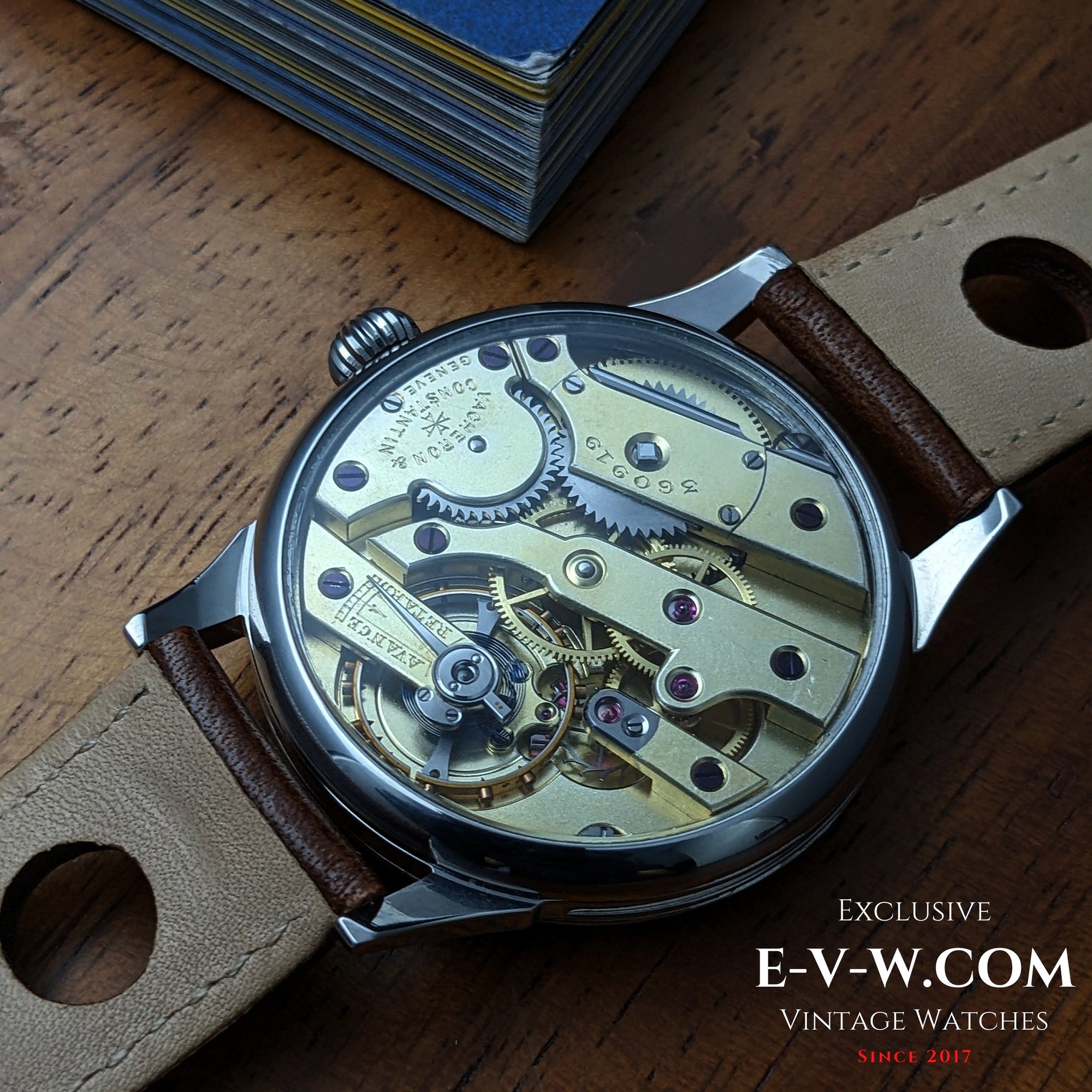 110 ans Antique Vacheron &amp; Constantin Genève - mouvement de montre de poche (c.1915) - Révisé