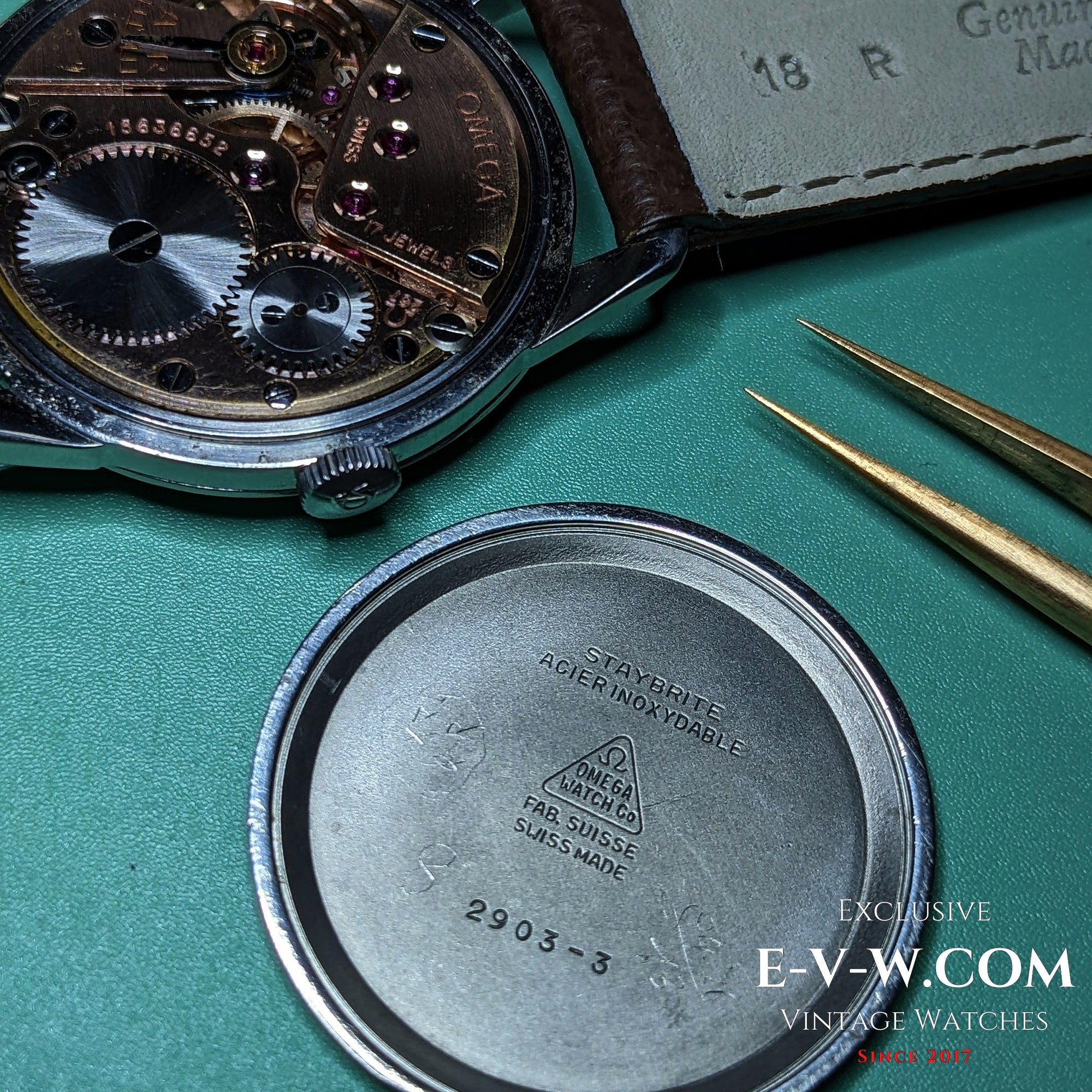 Omega Genève di 69 anni | Rif. 2903-3 | Cal. 267 | Vintage 1956 | Revisionato