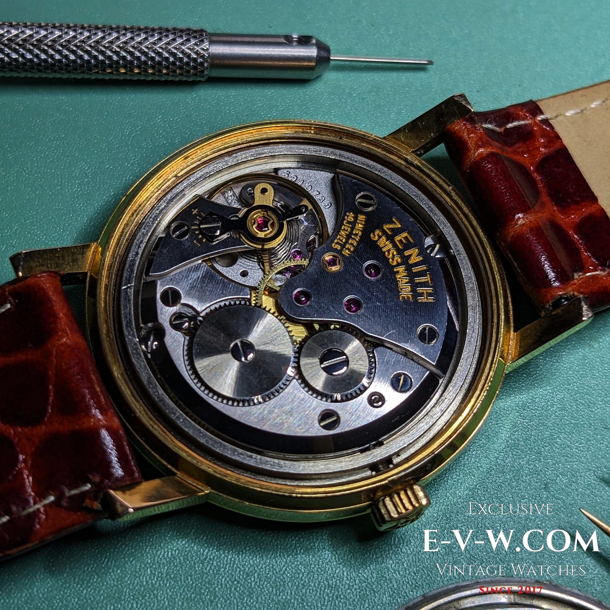 Jaren 1960 — Zenith Stellina (“kleine ster”) 220 S | Ref. 339A486 | Kaliber 2531 | Onderhouden