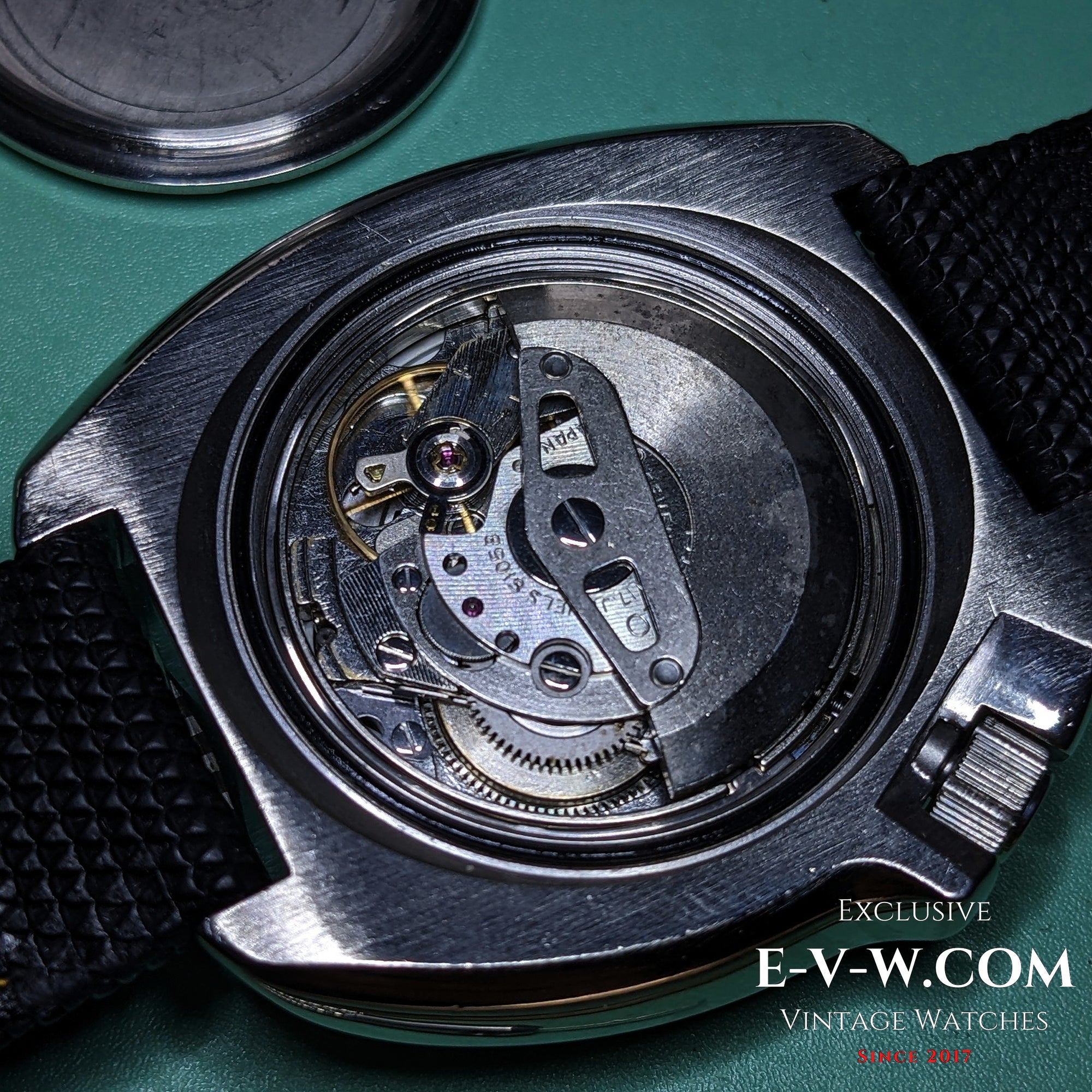 ساعة عتيقة عمرها 55 سنة SEIKO Diver Capitan Willard أوتوماتيكية، مرجع 6105-8110 / العيار 6105B / عتيقة من سبعينات القرن الماضي / تم صيانتها