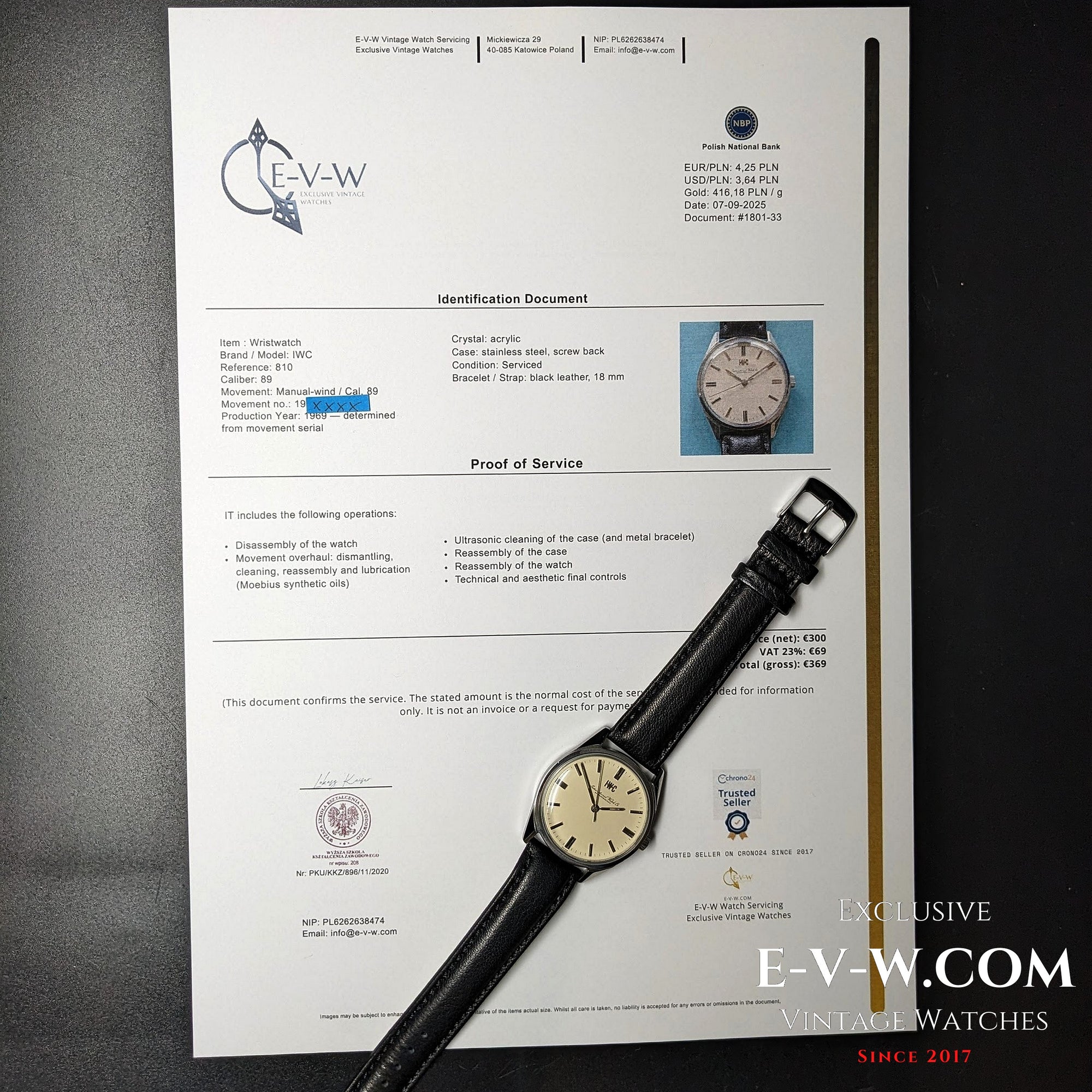 IWC Schaffhausen R 810