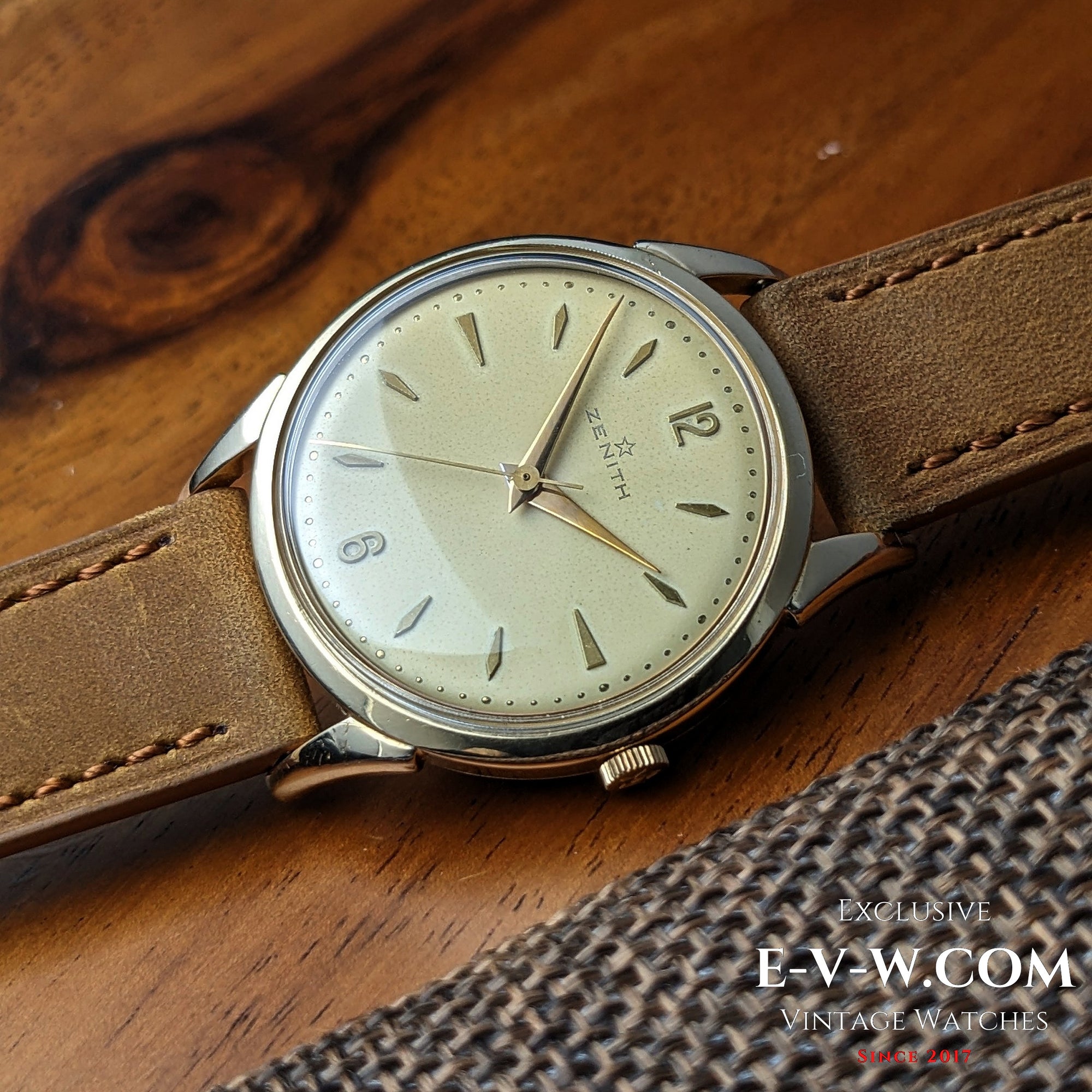 73 Years Old Zenith Dress Watch | gold-plated | Cal. 126-6 | Vintage 1952 | Serviced