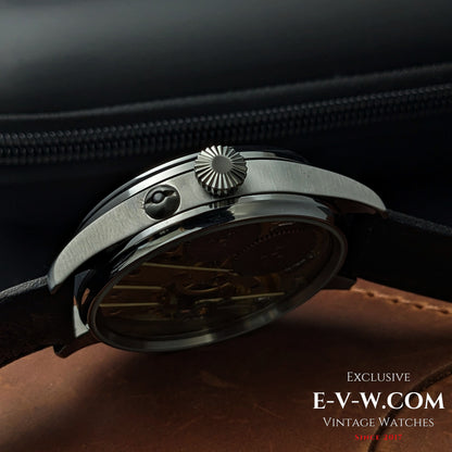 108 years old IWC Shaffhausen pocket-watch movement cal 66 / Antique 1917 / Serviced