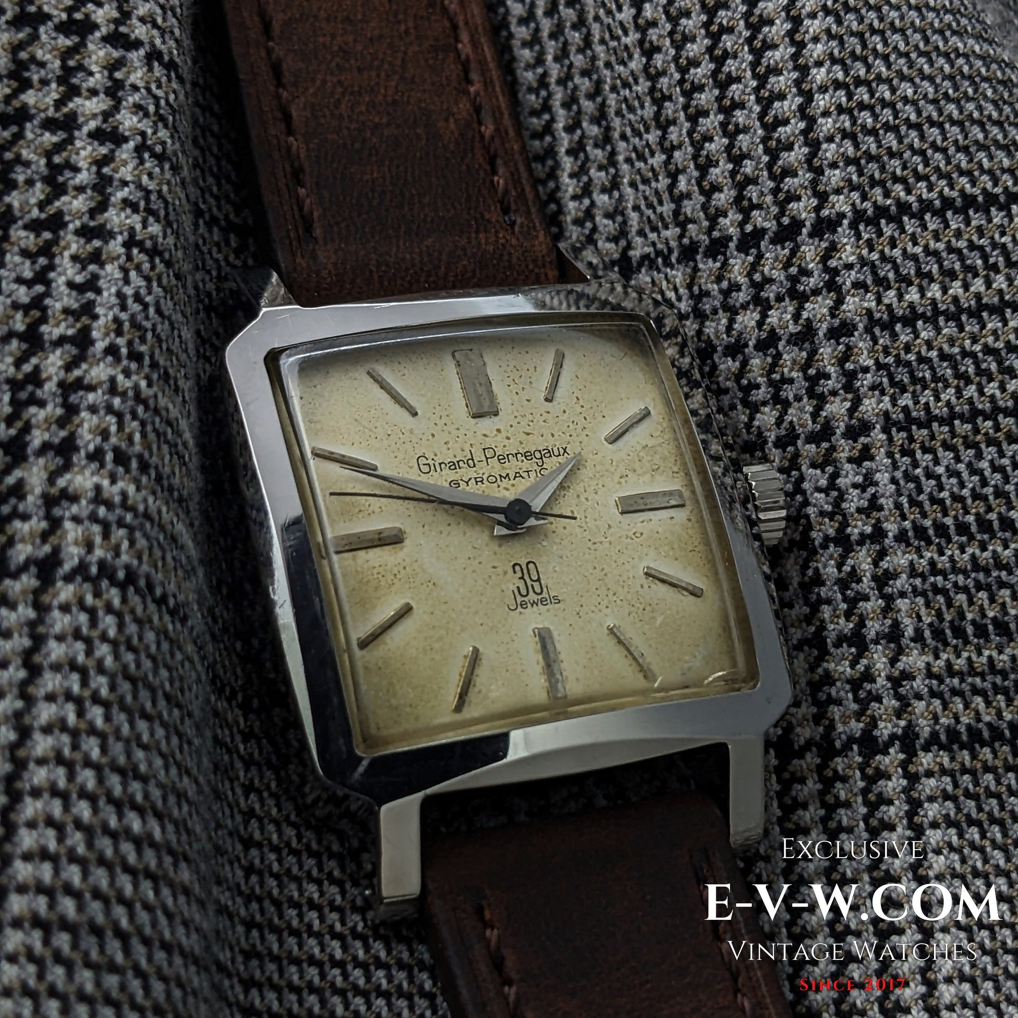 Girard-Perregaux Gyromatic uit de jaren 60 | Vintage 1960 | Onderhoud uitgevoerd