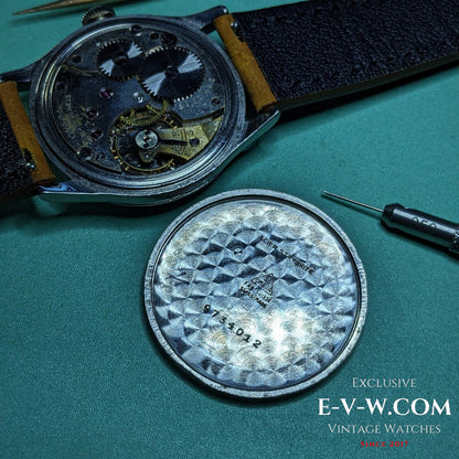 86 years old  elegant pre-war sector-dial “Calatrava-style” Omega 26.5SOBT2 / Vinatge 1939 / Serviced