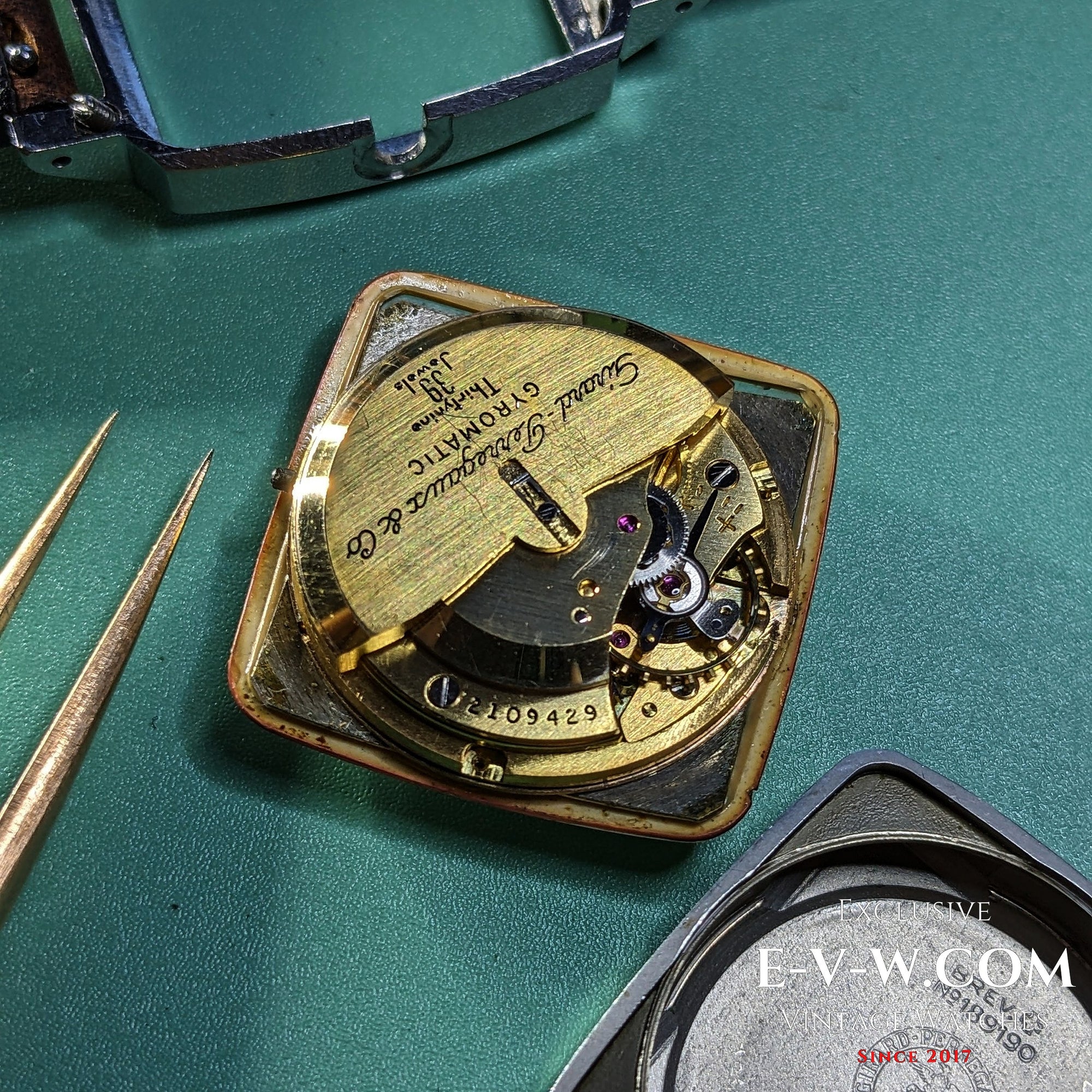 Girard-Perregaux Gyromatic uit de jaren 60 | Vintage 1960 | Onderhoud uitgevoerd