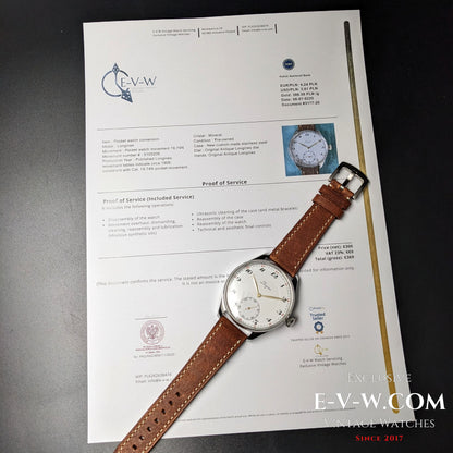 109 Years Old Antique Longines Jumbo / Pocket Watch Movement / Cal. 19.74N / Antique 1916