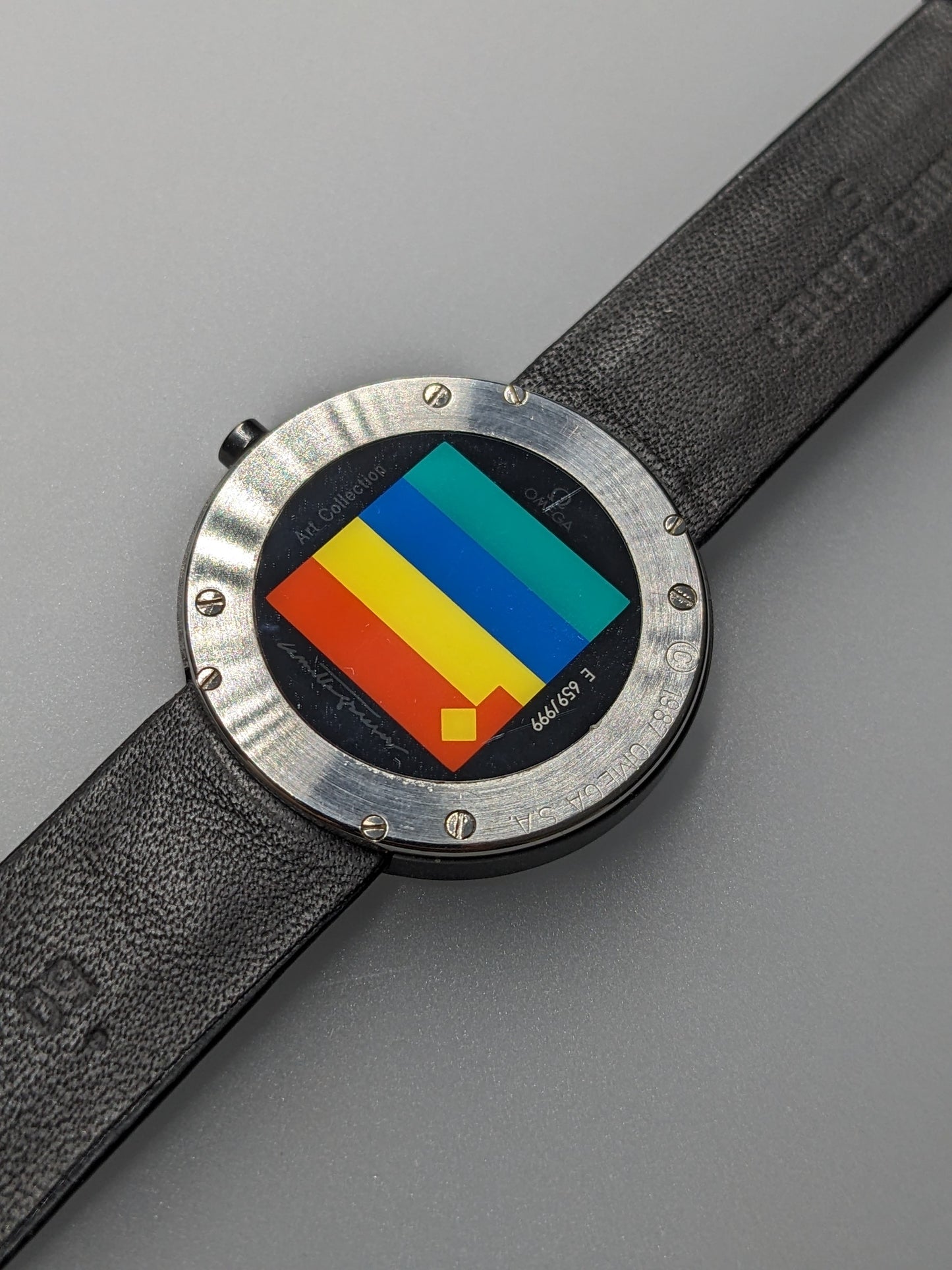 Very Rare Omega "ART COLLECTION 1987"/ Designed by Camille Graeser /Ceramic / Unique