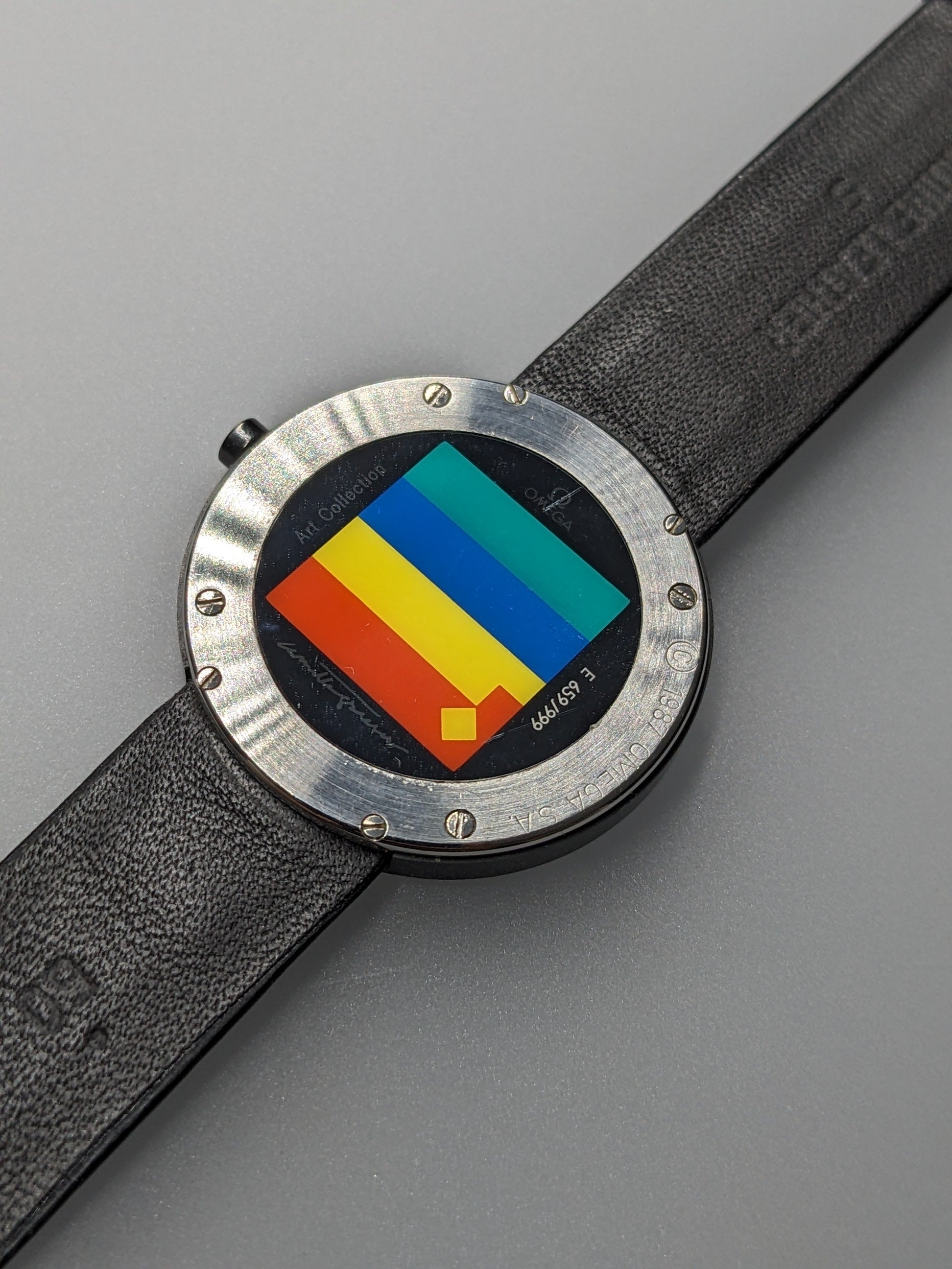 Very Rare Omega "ART COLLECTION 1987"/ Designed by Camille Graeser /Ceramic / Unique