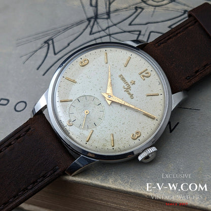 RARE 1950s Zenith Sporto | Cal. 40 | Rare Patented Transparent Dust Cover| Serviced