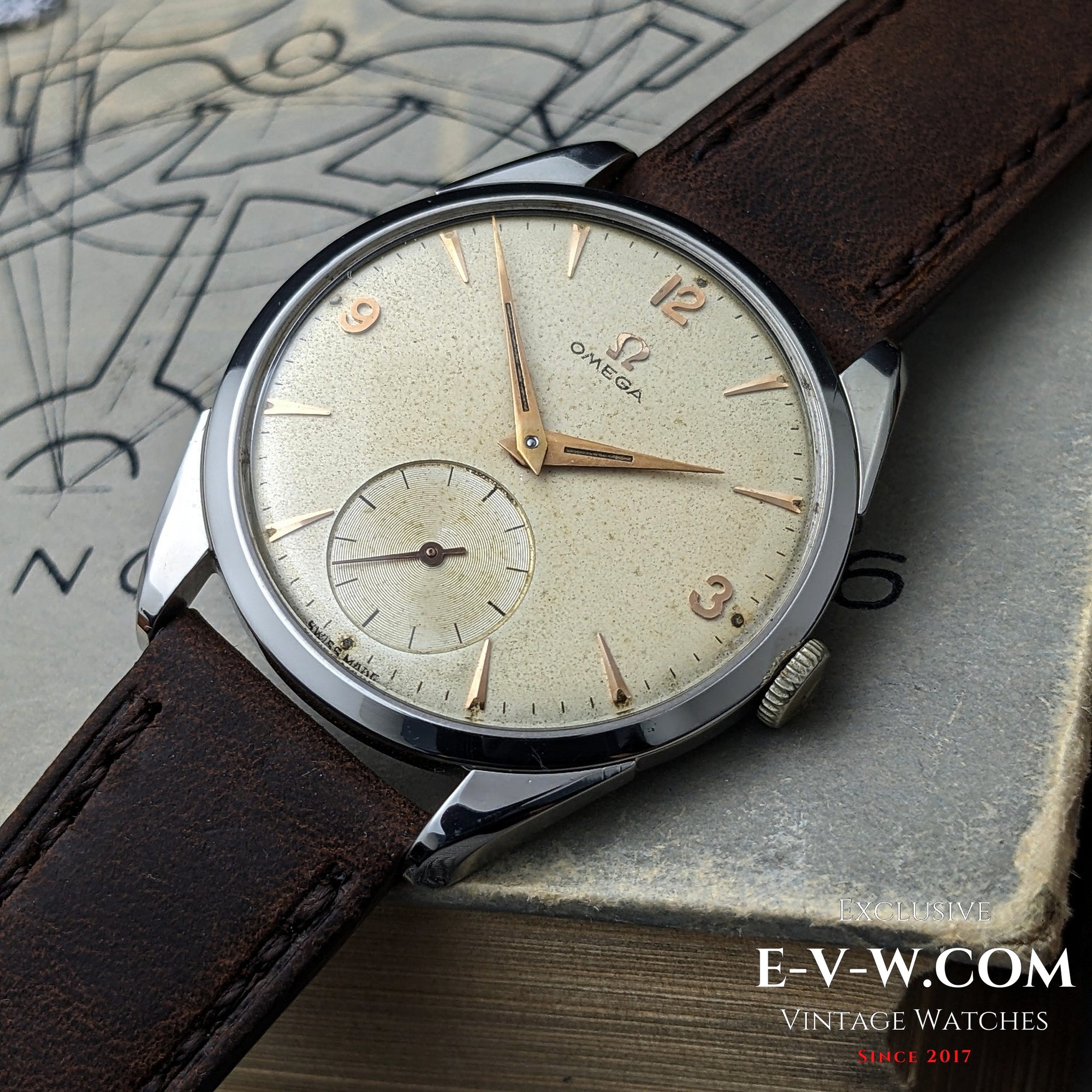 Orologio da polso Omega di 69 anni | Rif. 2900-2 | Cal. 267 | Vintage 1956 | Revisionato 