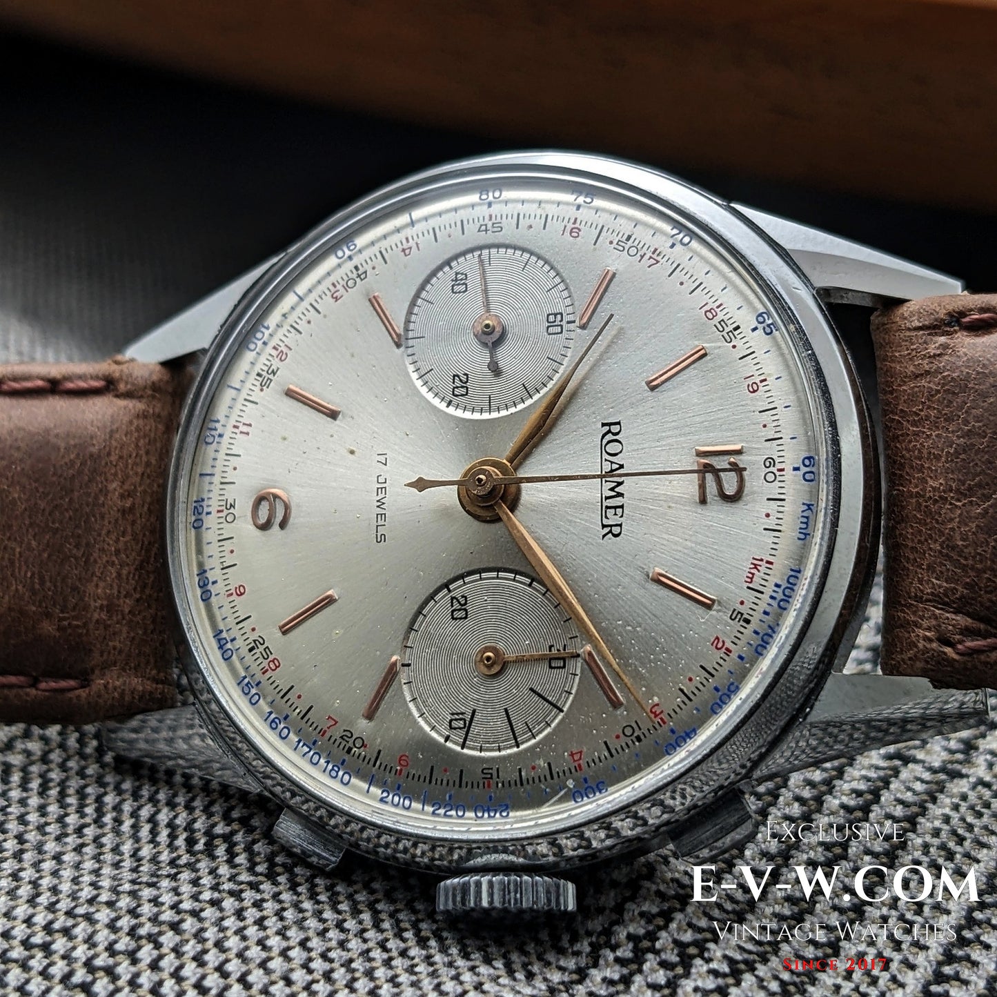 1940s Roamer Chronograph Jumbo | Ref. 2403 | Valjoux 22 | Serviced