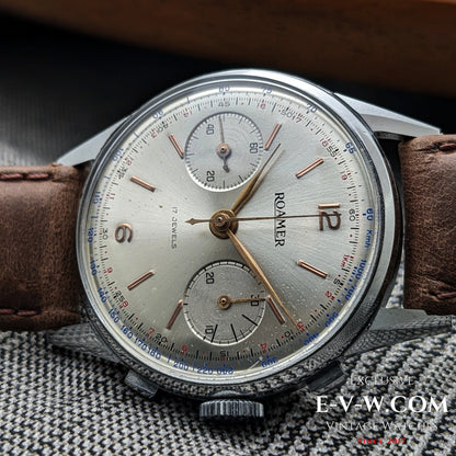 1940s Roamer Chronograph Jumbo | Ref. 2403 | Valjoux 22 | Serviced