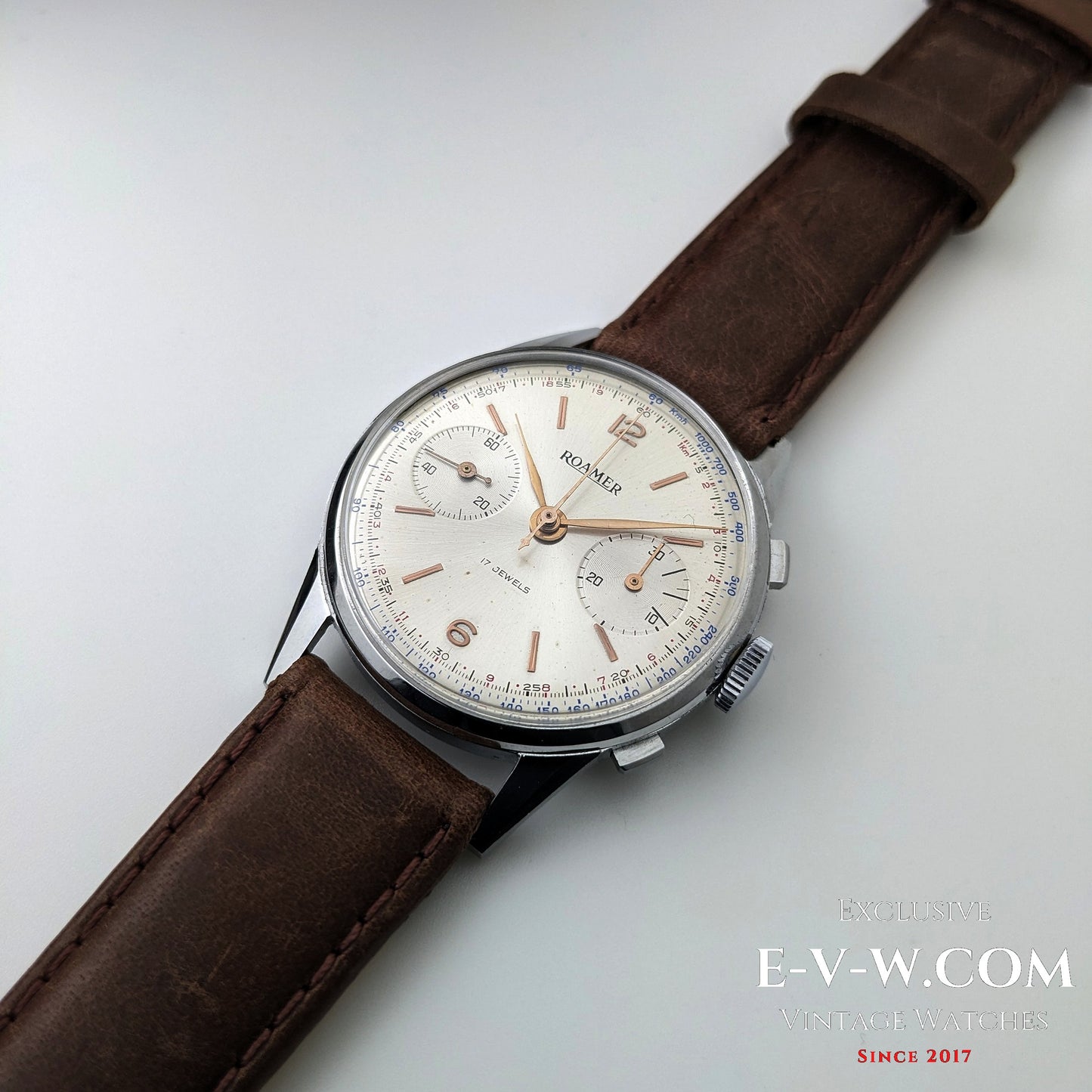 1940s Roamer Chronograph Jumbo | Ref. 2403 | Valjoux 22 | Serviced