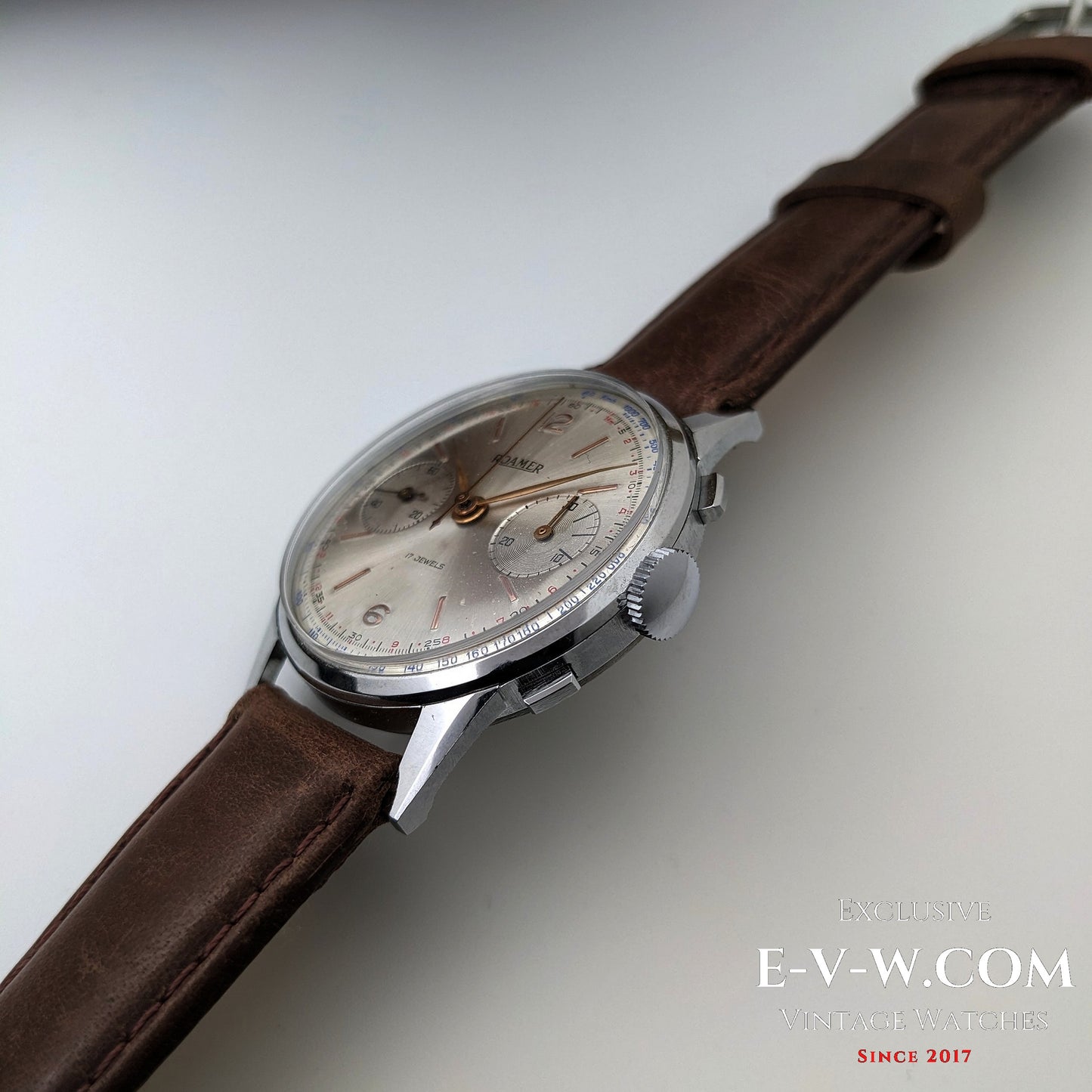 1940s Roamer Chronograph Jumbo | Ref. 2403 | Valjoux 22 | Serviced