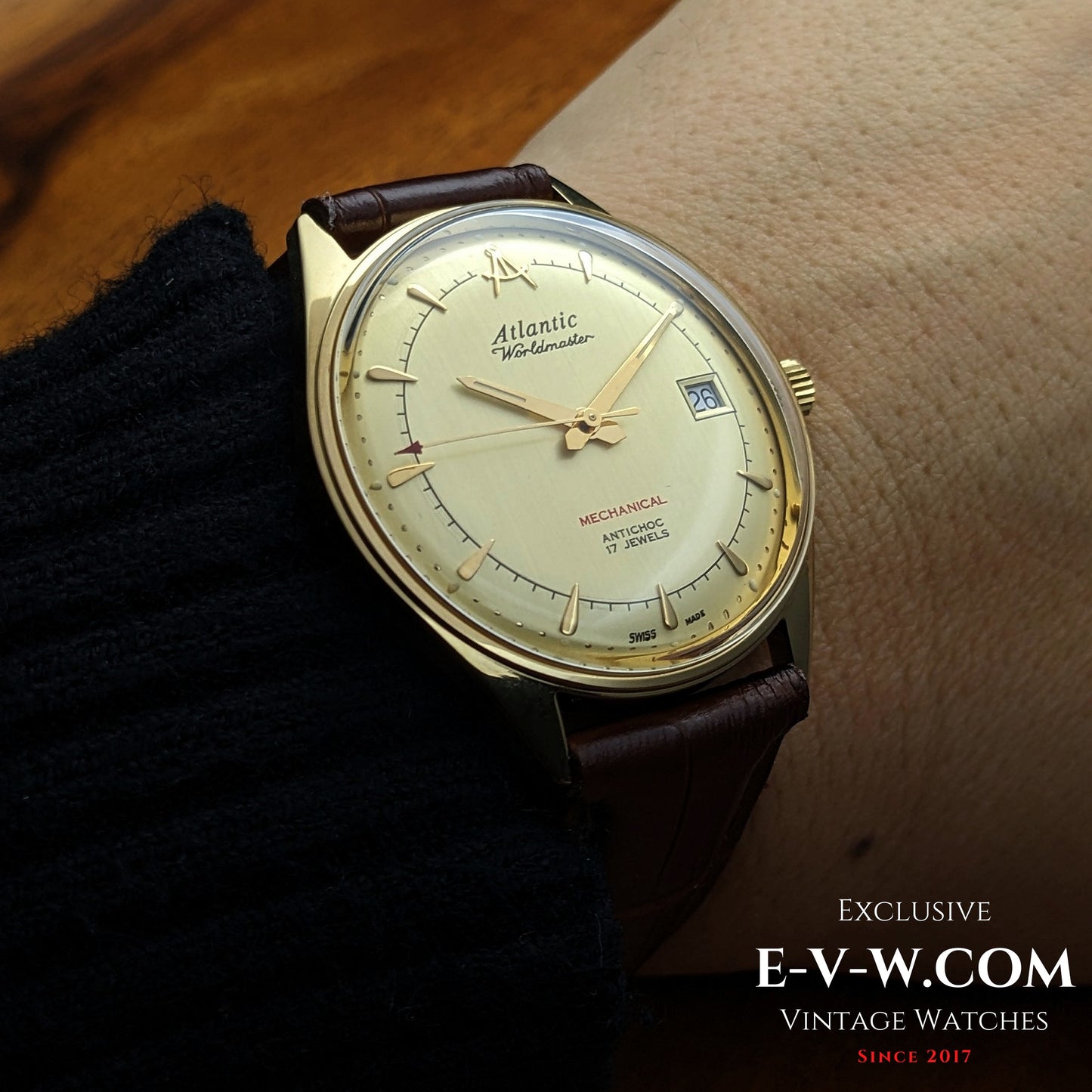 Atlantic Worldmaster| Cal. 969-4M | Vintage 1960s | Serviced