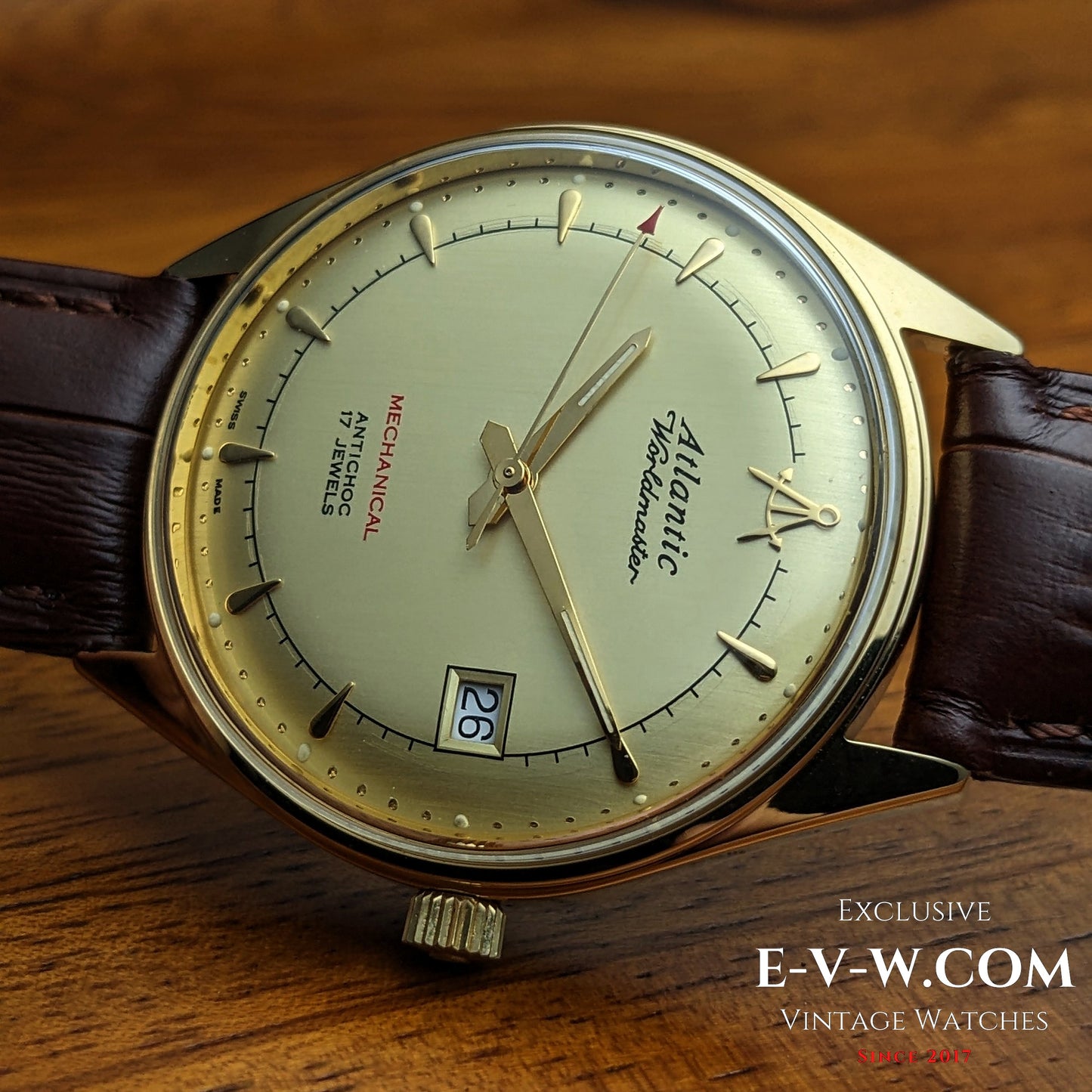 Atlantic Worldmaster| Cal. 969-4M | Vintage 1960s | Serviced