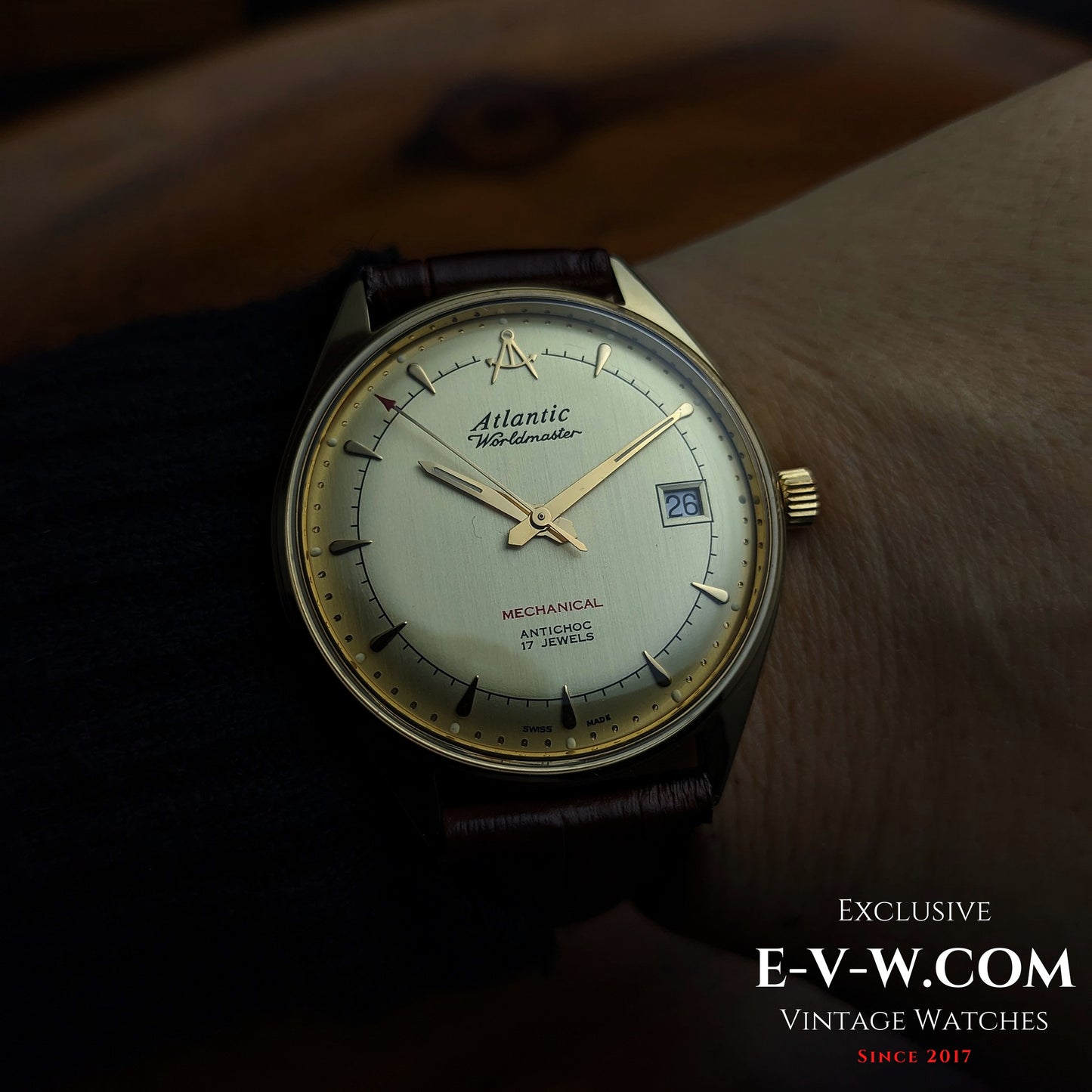 Atlantic Worldmaster| Cal. 969-4M | Vintage 1960s | Serviced