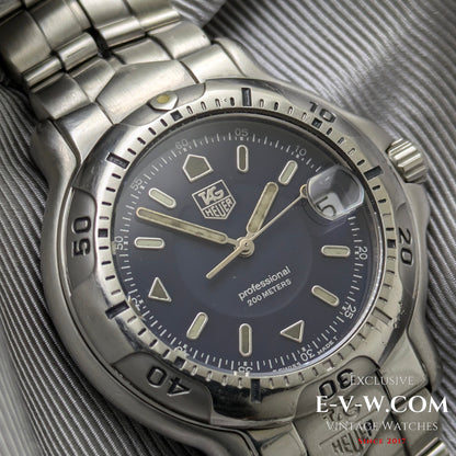 1990s TAG Heuer Profesionall 200 METERS / 6000 Series Watch | Ref. WH1115-K1