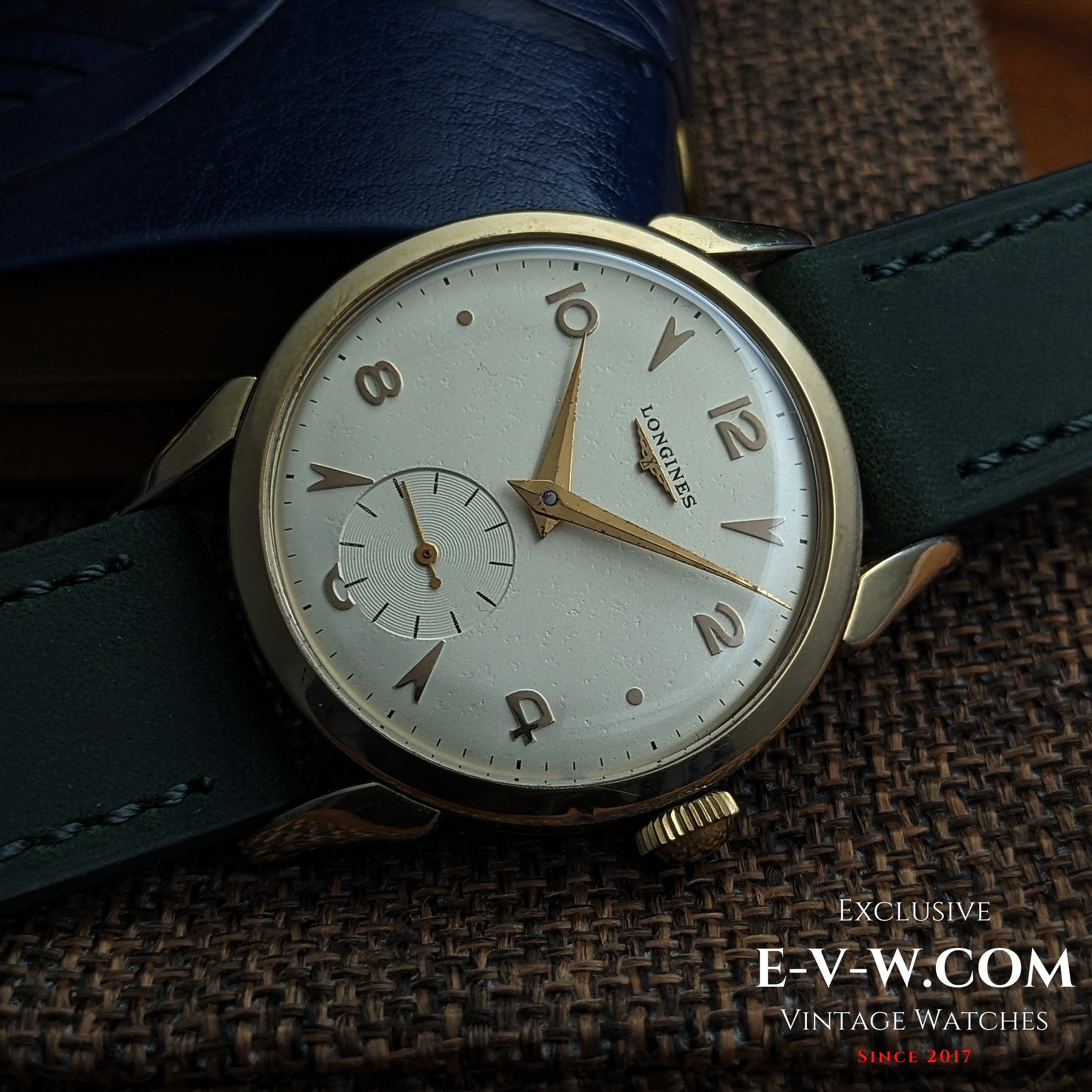 ラピス44 Longines La Grande Classique 37mm Blue Dial Leather Men's Watch L4