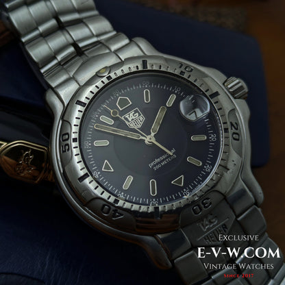 1990s TAG Heuer Profesionall 200 METERS / 6000 Series Watch | Ref. WH1115-K1