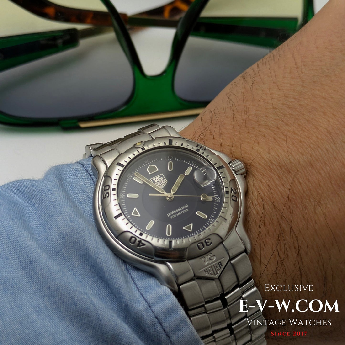 1990s TAG Heuer Profesionall 200 METERS / 6000 Series Watch | Ref. WH1115-K1