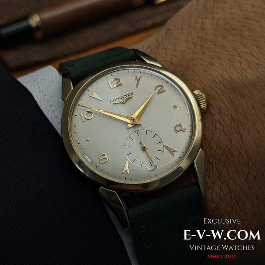 73 years old Longines Crab Lugs Watch | Ref. 6416-2 | legendary cal. 12.68Z | Vintage 1952