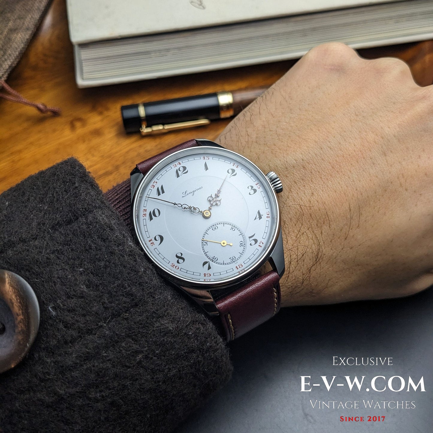 117 Years Old Antique Longines Conversion (1908) | Enamel Dial | Serviced