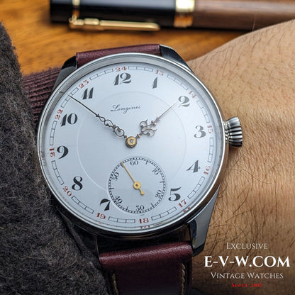 117 Years Old Antique Longines Conversion (1908) | Enamel Dial | Serviced