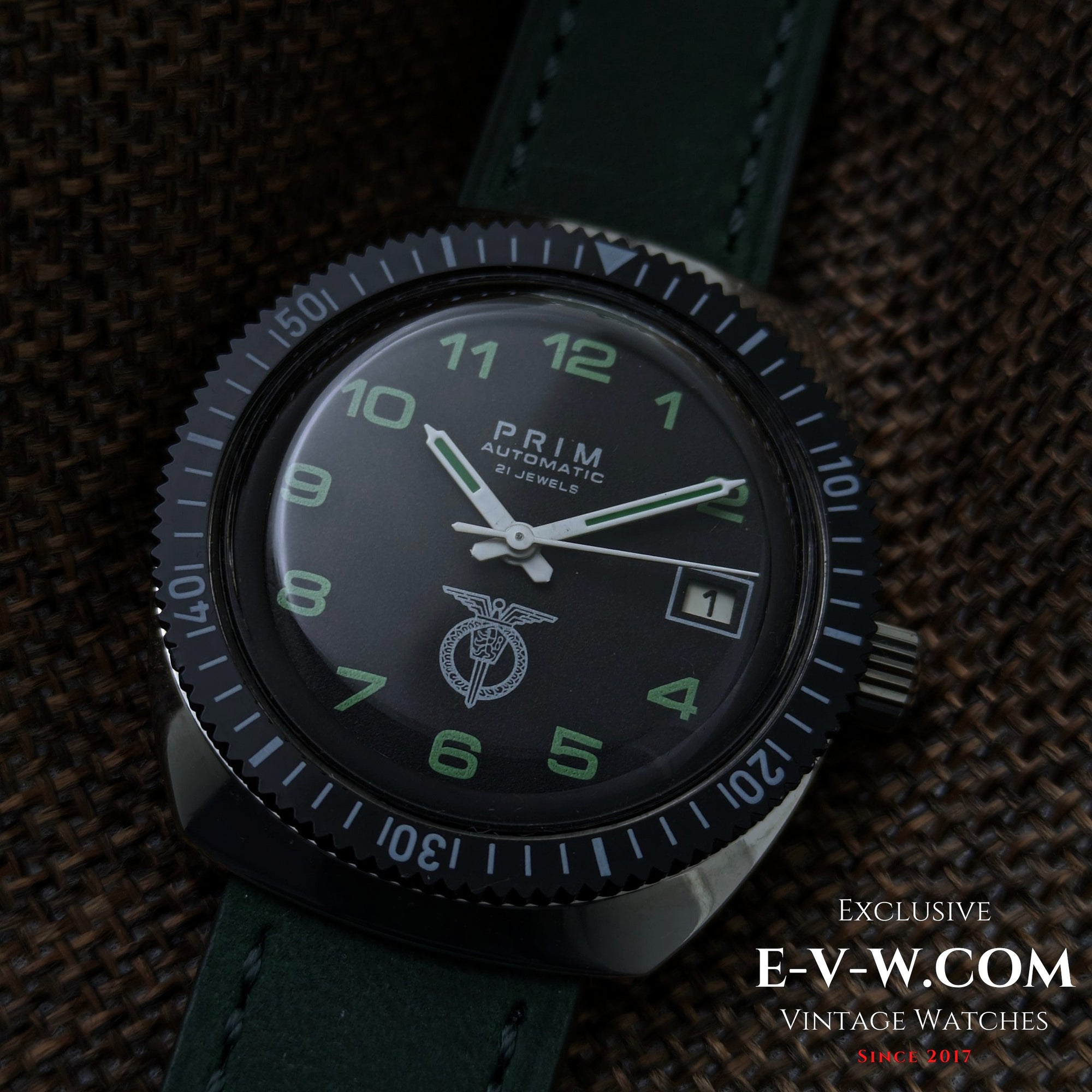 Gerestaureerd | Prim Automatic | Ref. 3368-06 | Cal. 960 | Vintage jaren 70 | Onderhouden