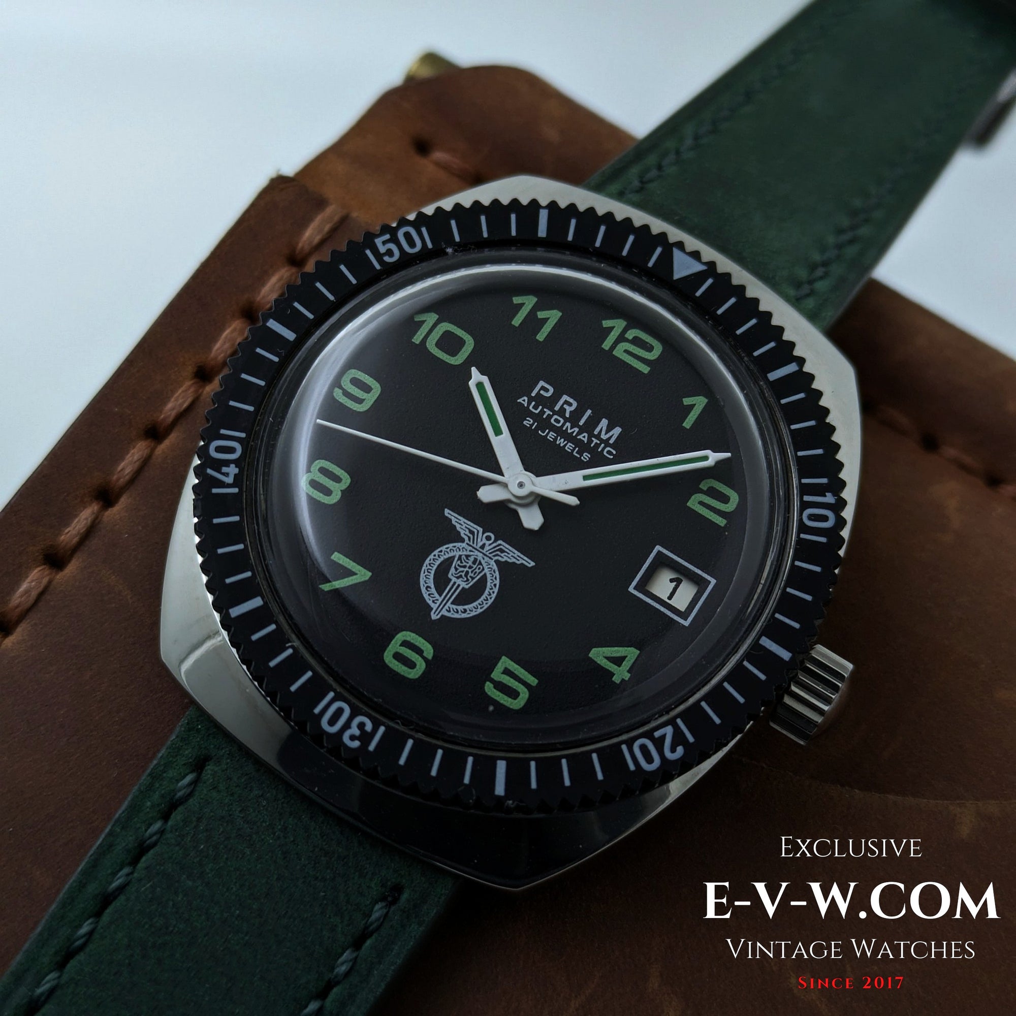Gerestaureerd | Prim Automatic | Ref. 3368-06 | Cal. 960 | Vintage jaren 70 | Onderhouden