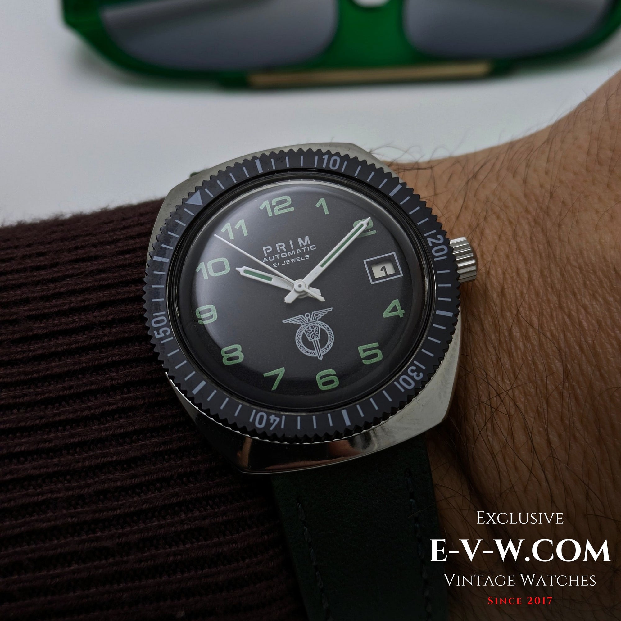 Gerestaureerd | Prim Automatic | Ref. 3368-06 | Cal. 960 | Vintage jaren 70 | Onderhouden