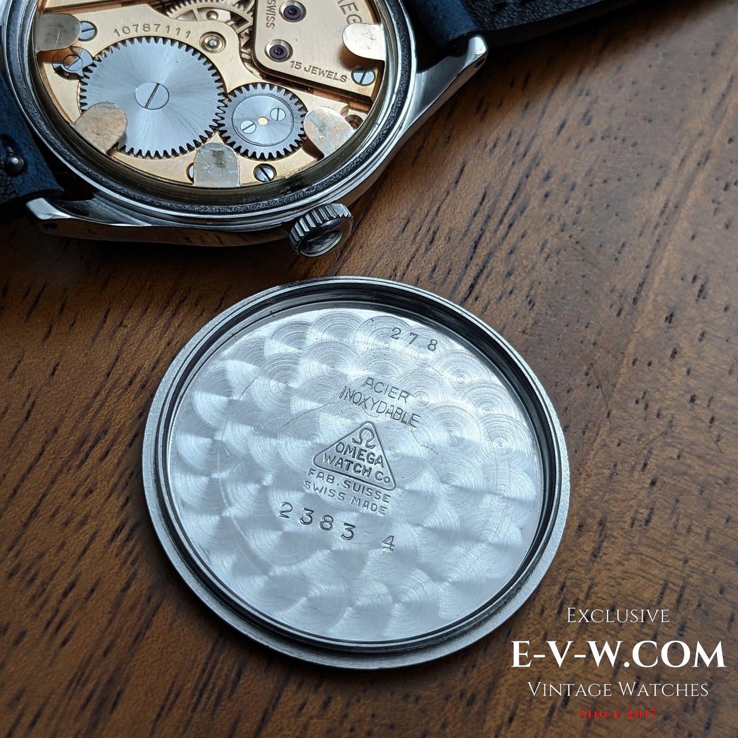 Omega Bullseye Vintage 1944 - Wartime Era Classic / Serviced