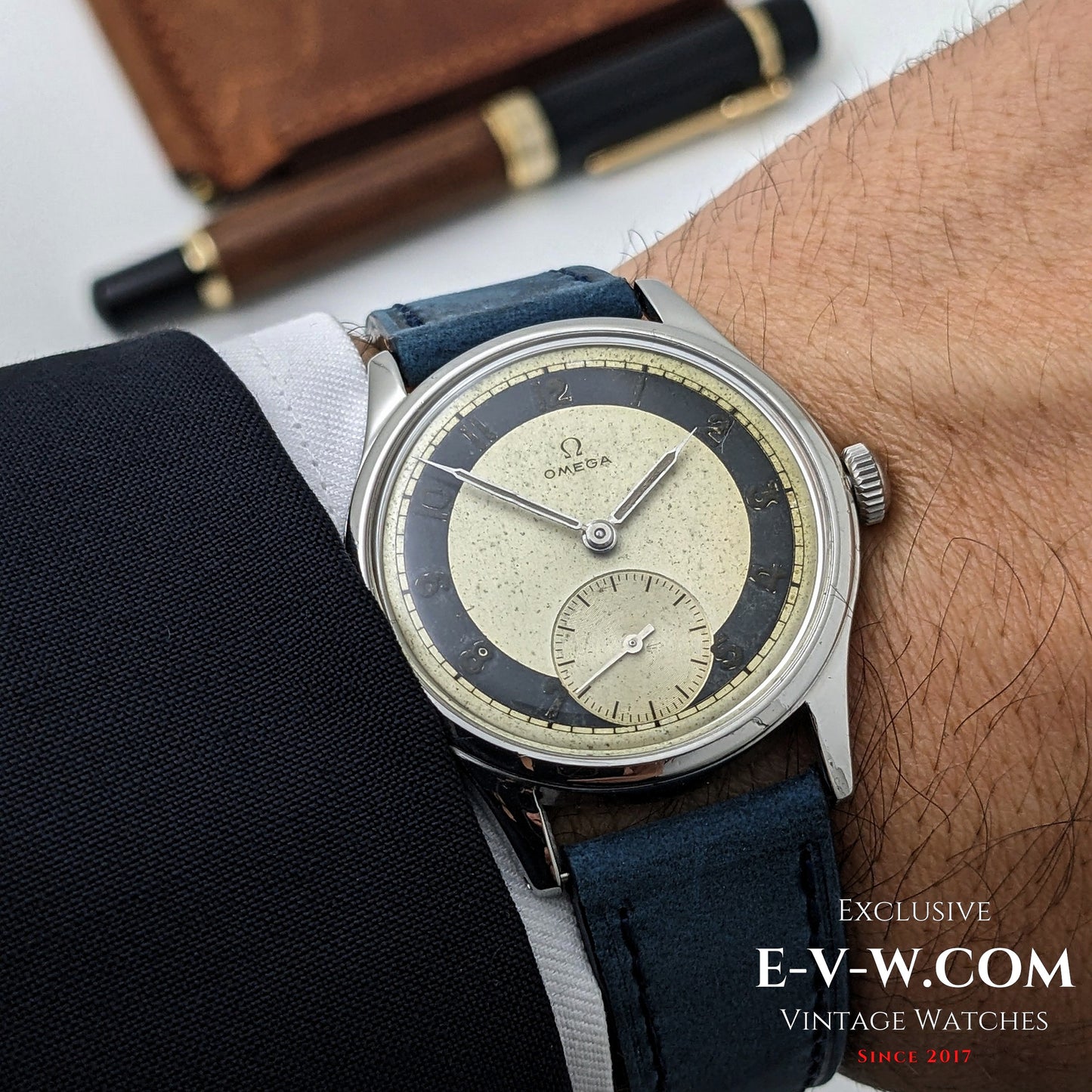 Omega Bullseye Vintage 1944 - Wartime Era Classic / Serviced