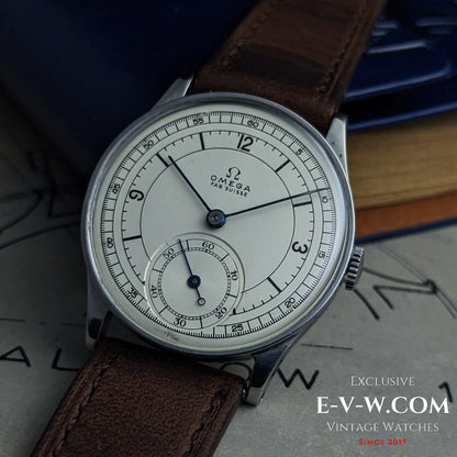1940 Omega Sector Dial | Caliber 30T2 Vintage Watch | Serviced