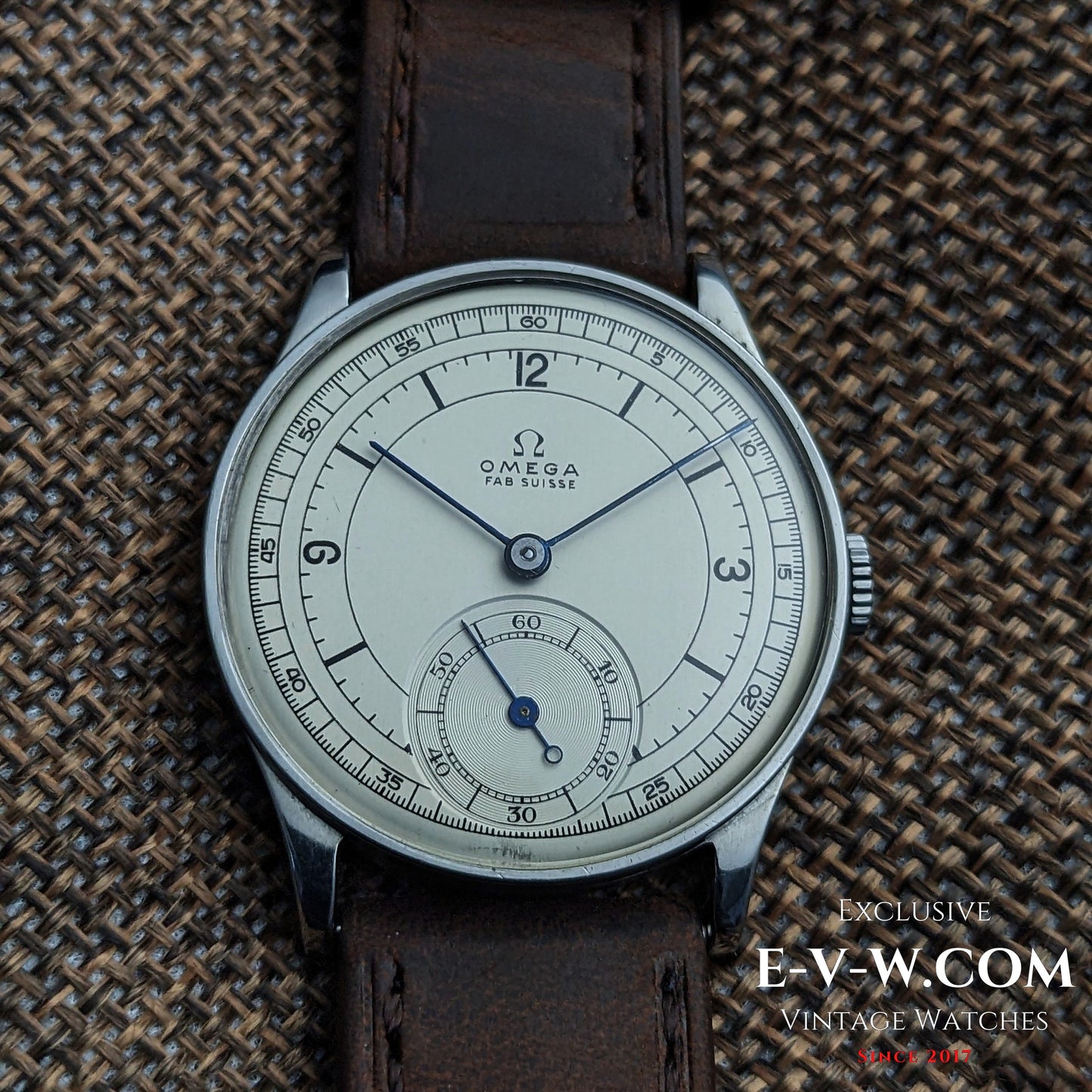 1940 Omega Sector Dial | Caliber 30T2 Vintage Watch | Serviced