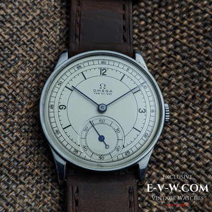 1940 Omega Sector Dial | Caliber 30T2 Vintage Watch | Serviced