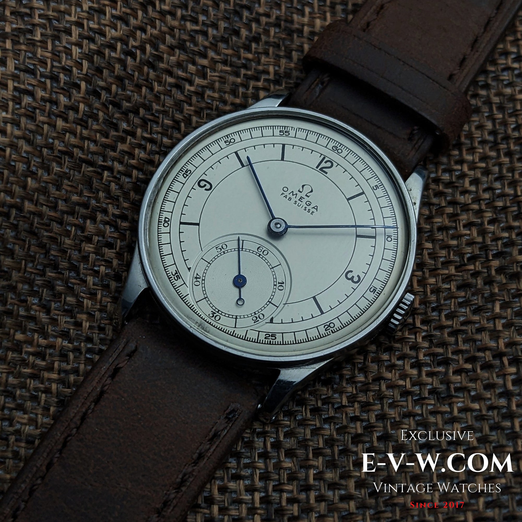 1940 Omega Sector Dial | Caliber 30T2 Vintage Watch | Serviced