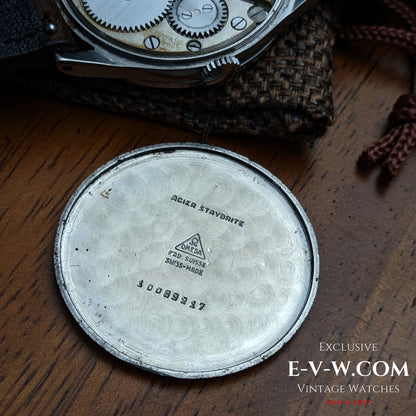 1940 Omega Sector Dial | Caliber 30T2 Vintage Watch | Serviced