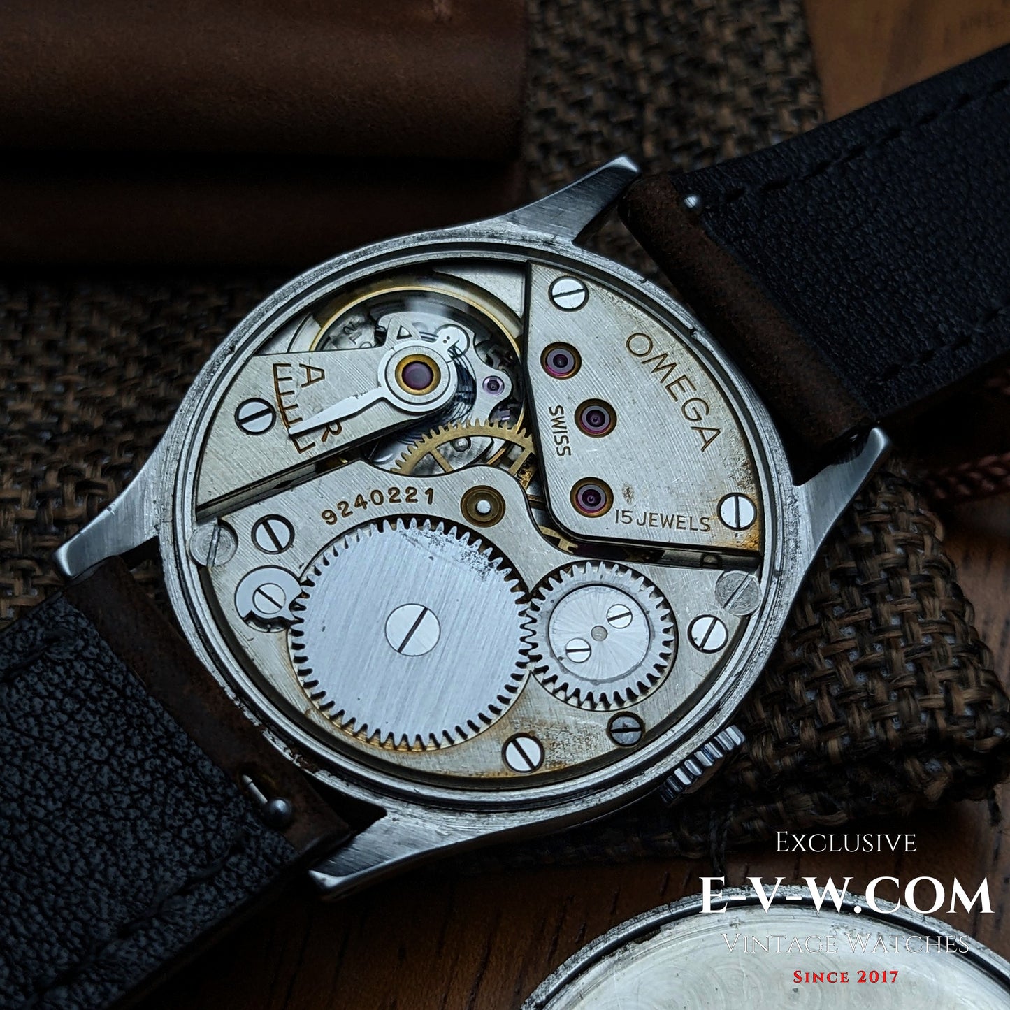 1940 Omega Sector Dial | Caliber 30T2 Vintage Watch | Serviced