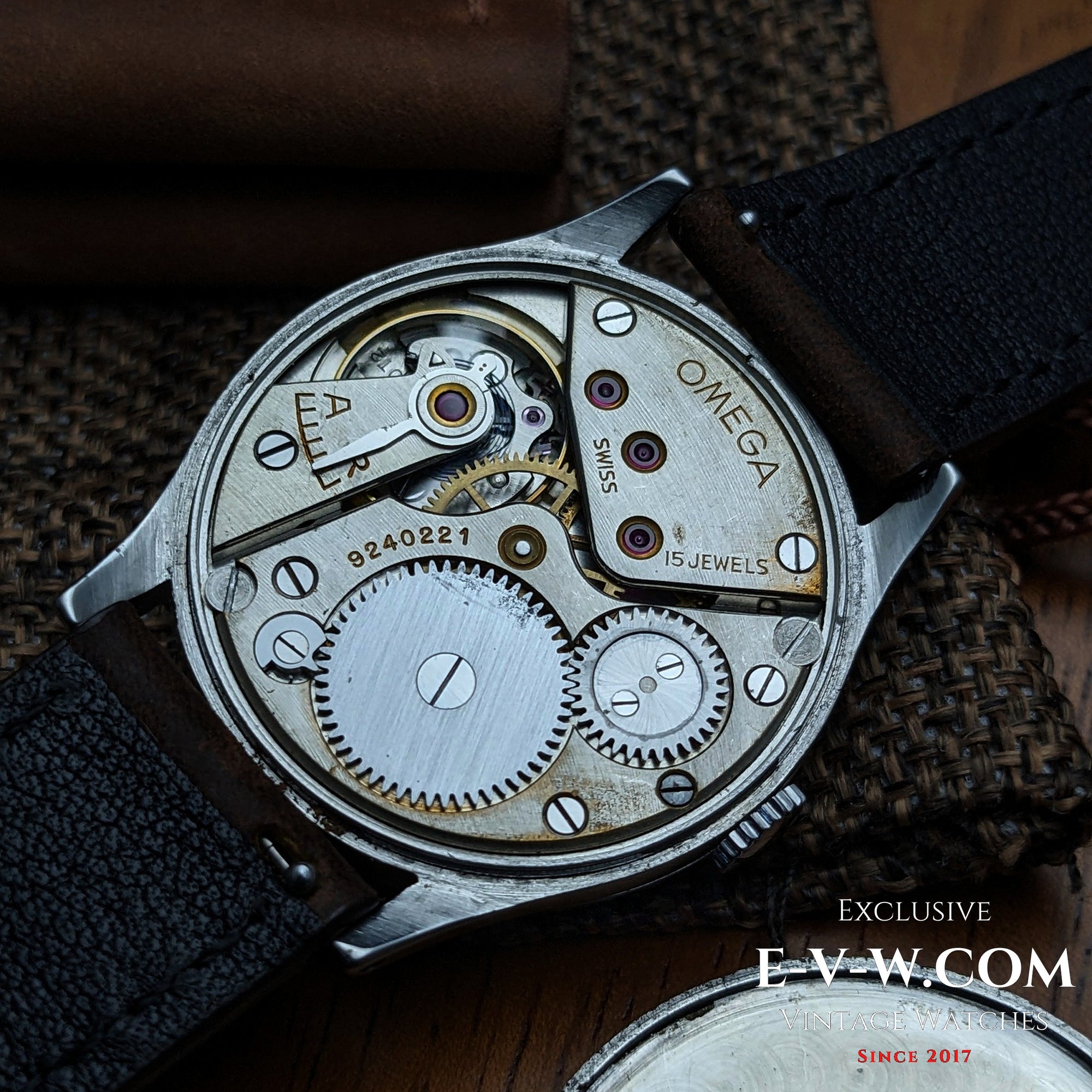 1940 Omega Sector Dial | Caliber 30T2 Vintage Watch | Serviced