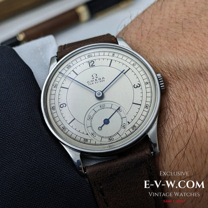 1940 Omega Sector Dial | Caliber 30T2 Vintage Watch | Serviced