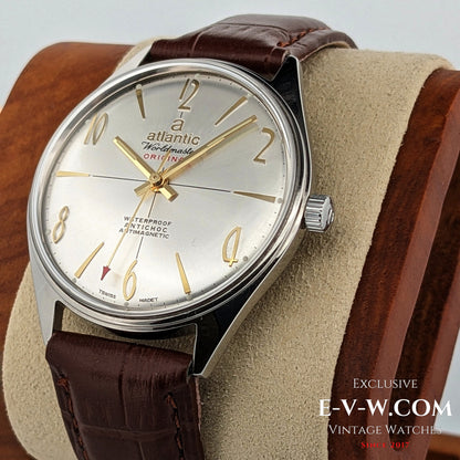 Vintage Atlantic Worldmaster Watch | 696N Caliber Watch | Serviced
