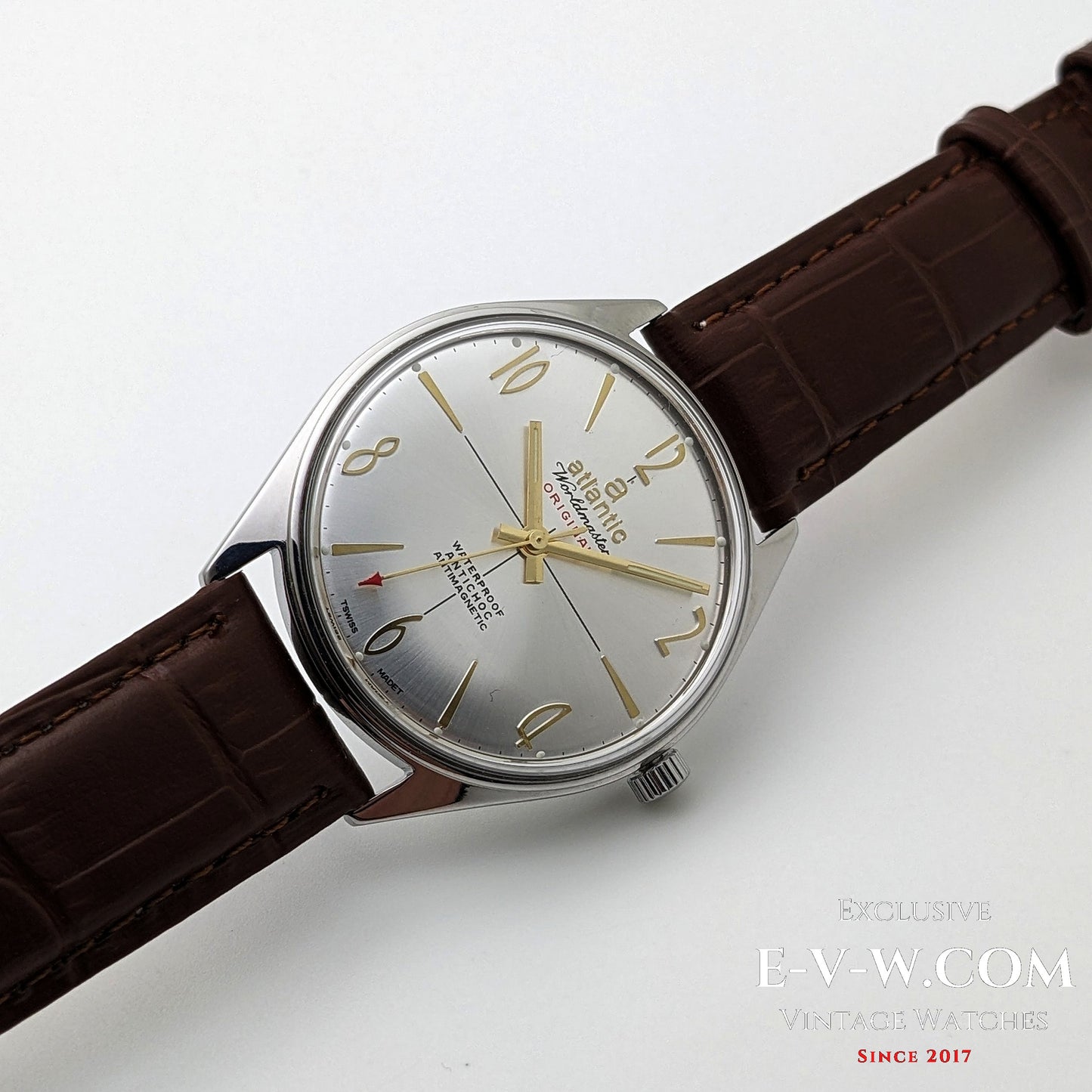 Vintage Atlantic Worldmaster Watch | 696N Caliber Watch | Serviced