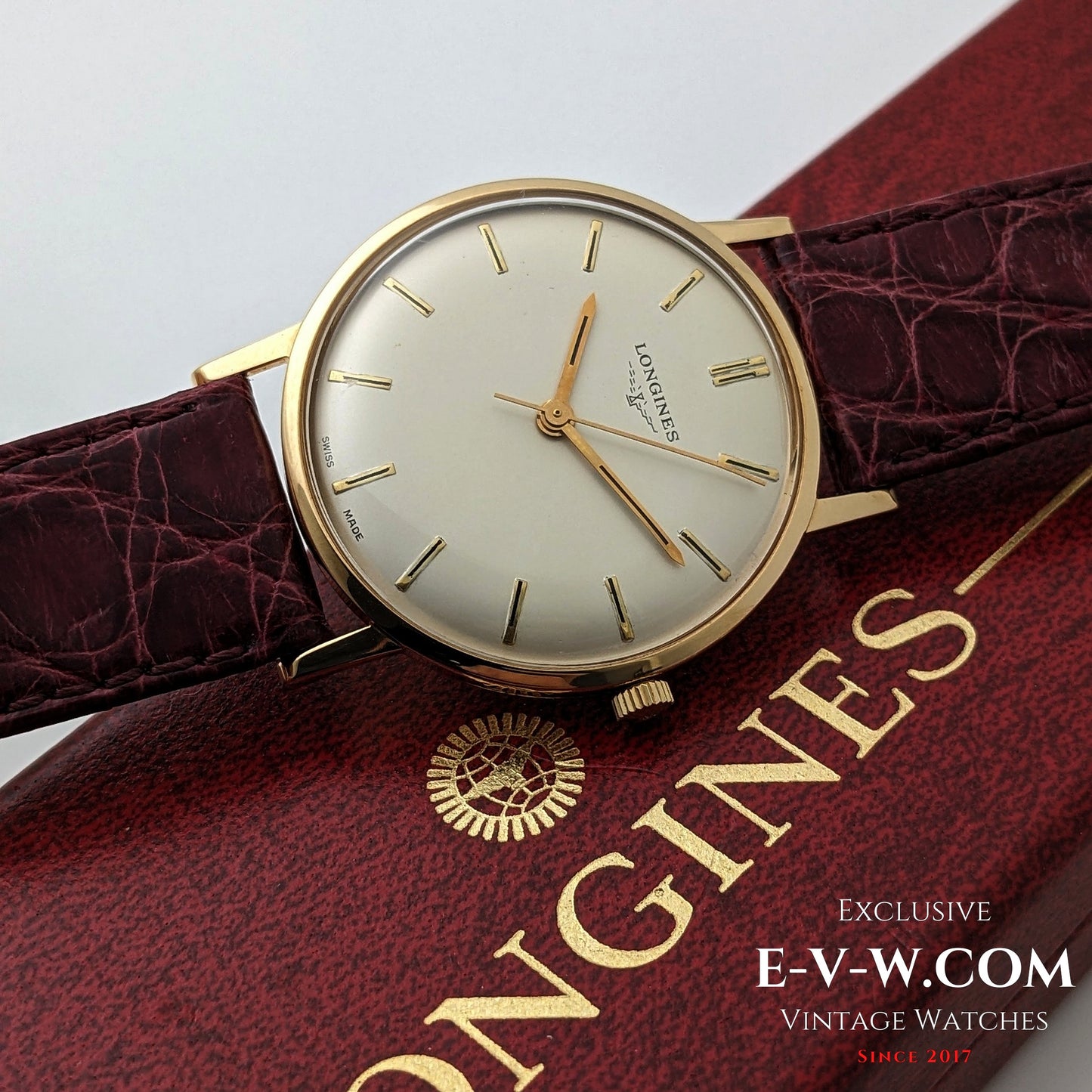 Vintage 1968 Longines 18k Solid Gold Vintage Watch Ref. 7785 - Cal. 284 / Serviced