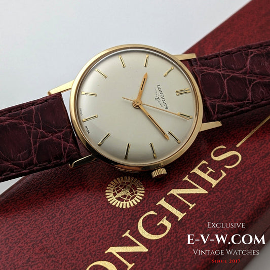 Vintage 1968 Longines 18k Solid Gold Vintage Watch Ref. 7785 - Cal. 284 / Serviced