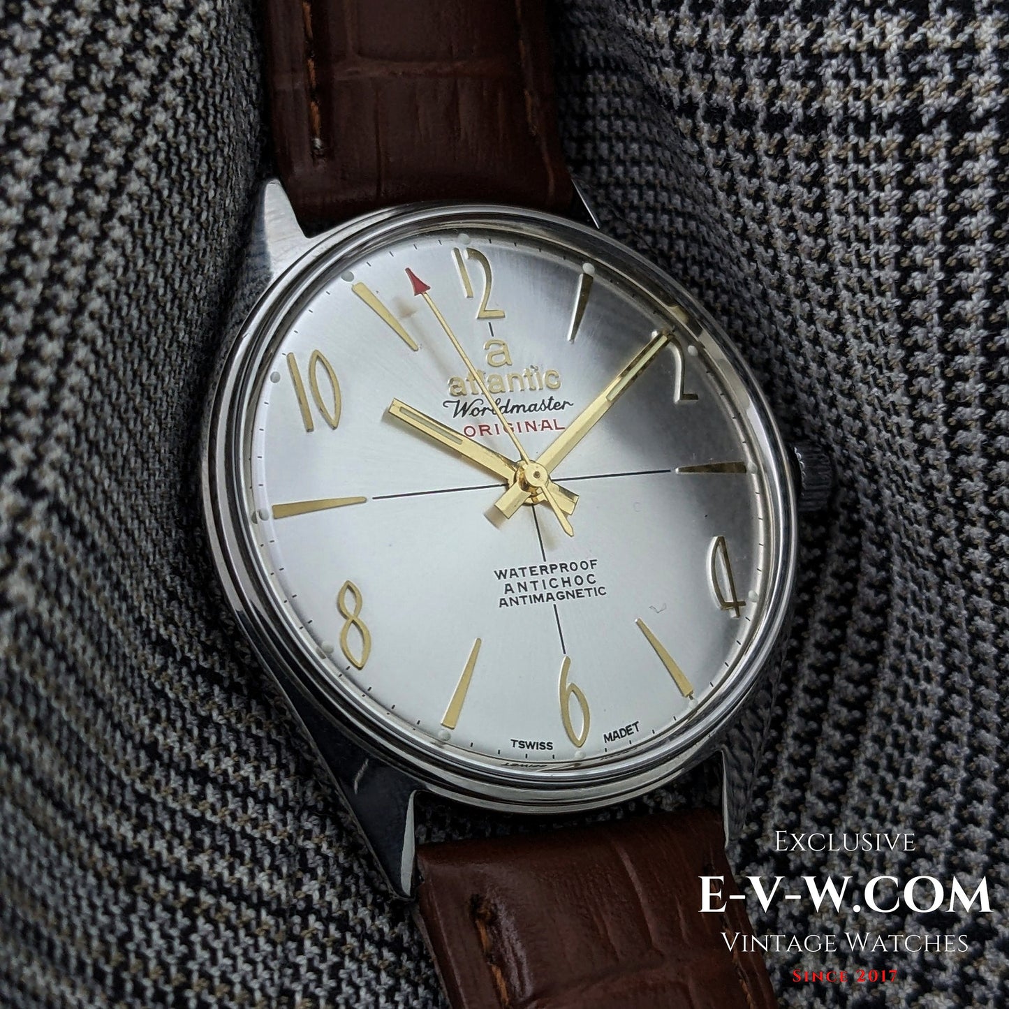 Vintage Atlantic Worldmaster Watch | 696N Caliber Watch | Serviced