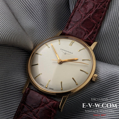 Vintage 1968 Longines 18k Solid Gold Vintage Watch Ref. 7785 - Cal. 284 / Serviced
