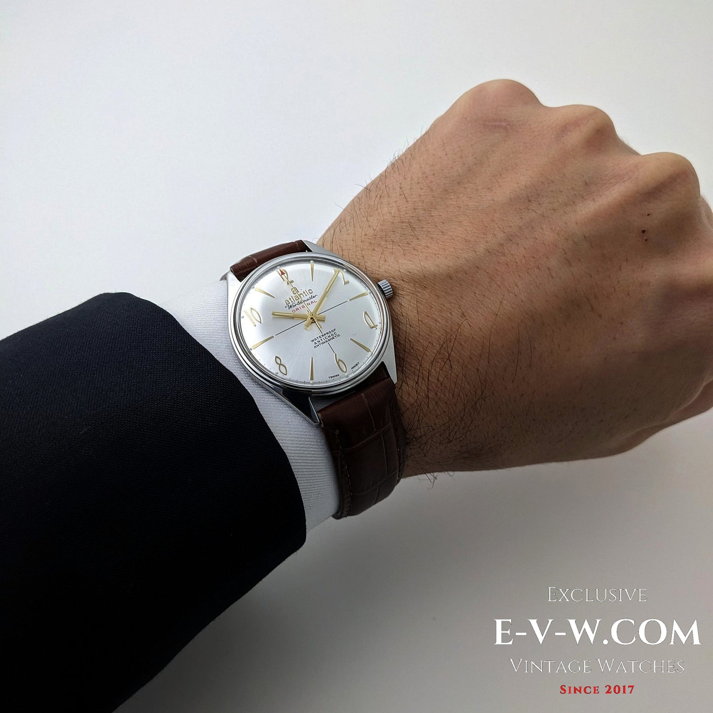 Vintage Atlantic Worldmaster Watch | 696N Caliber Watch | Serviced