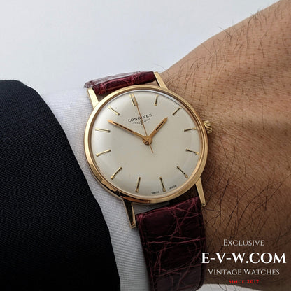 Vintage 1968 Longines 18k Solid Gold Vintage Watch Ref. 7785 - Cal. 284 / Serviced